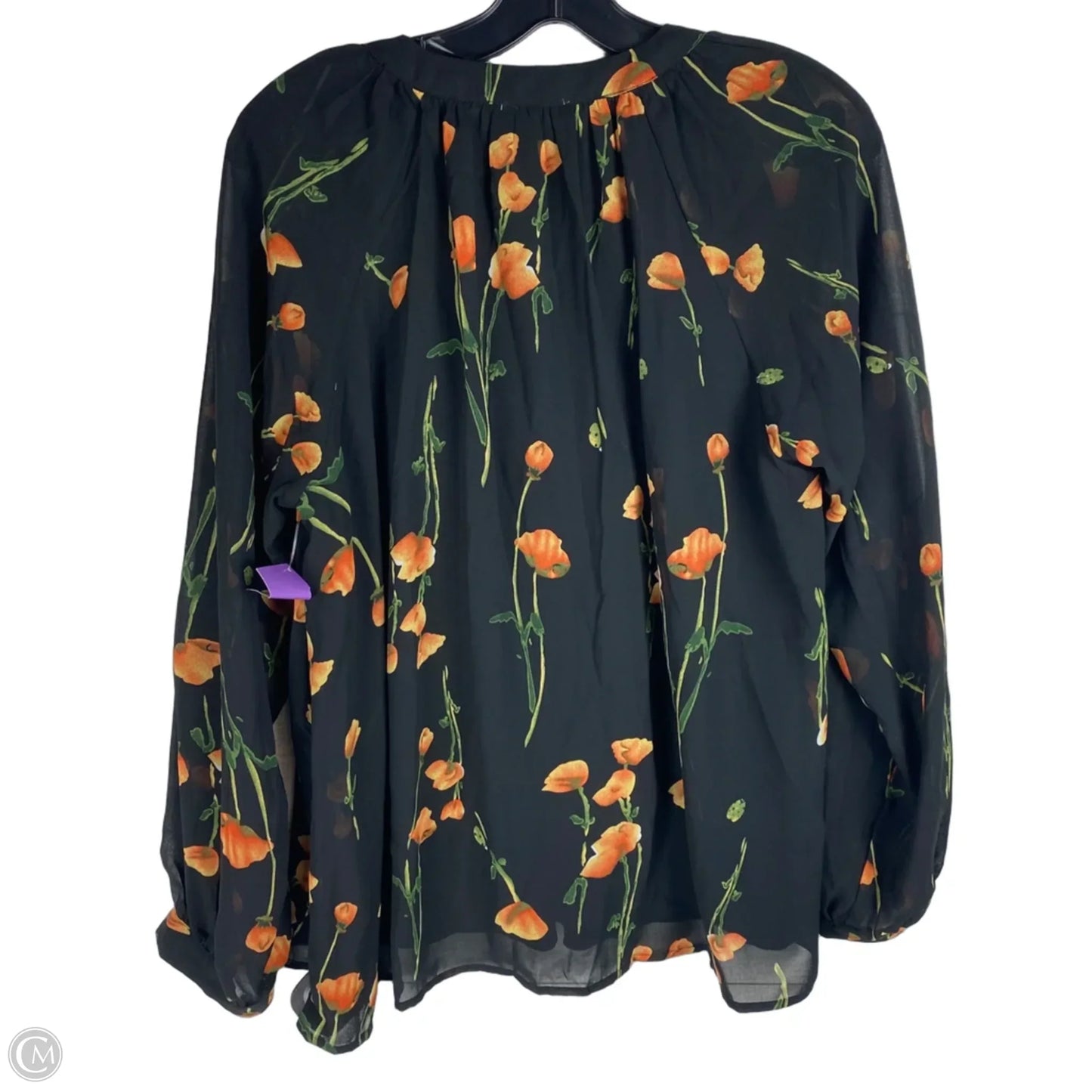 Top Long Sleeve By Jodifl In Black, Size: M