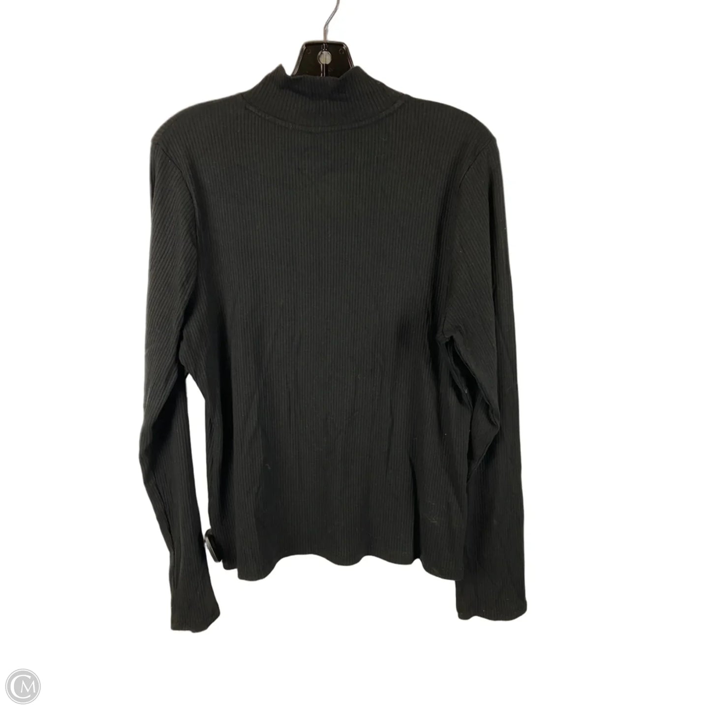 Top Long Sleeve Basic By Maeve In Black, Size: Xl