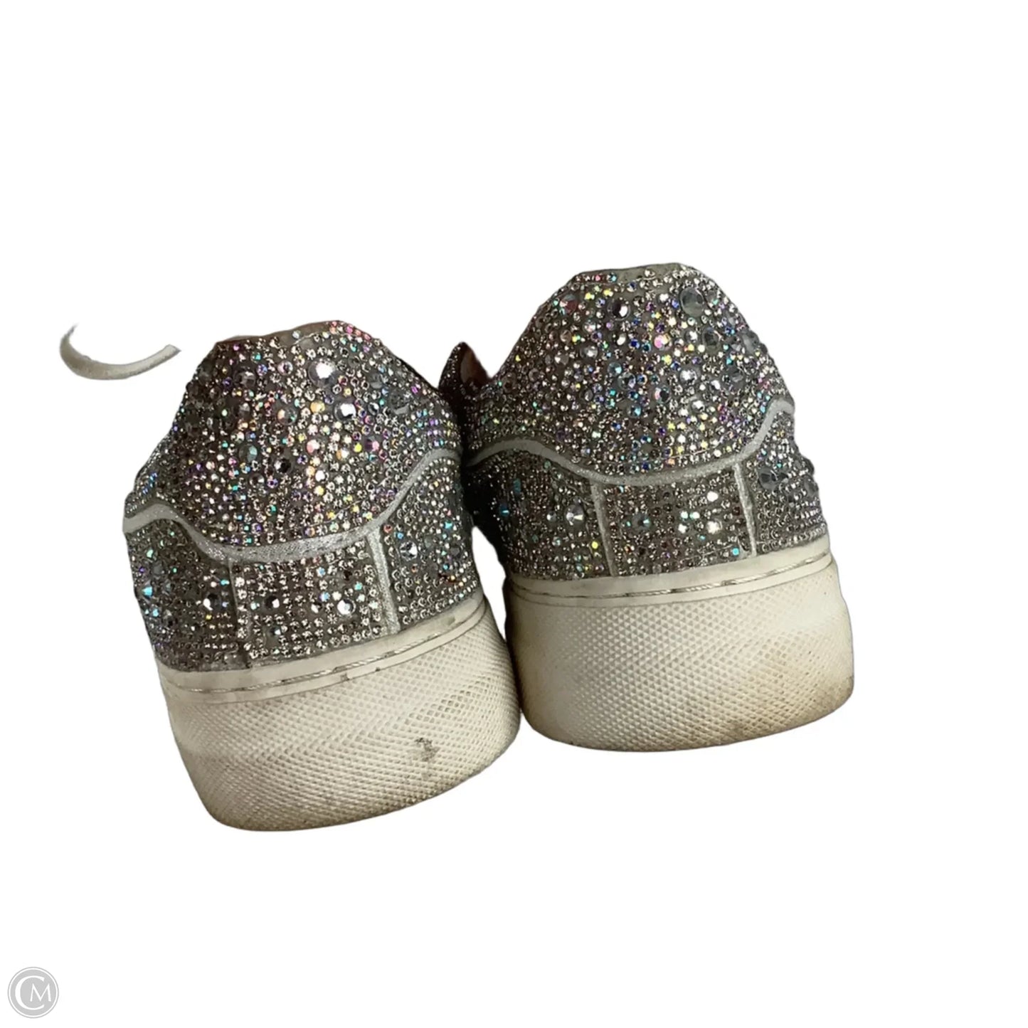 Shoes Sneakers By Betsey Johnson In Silver, Size: 7.5