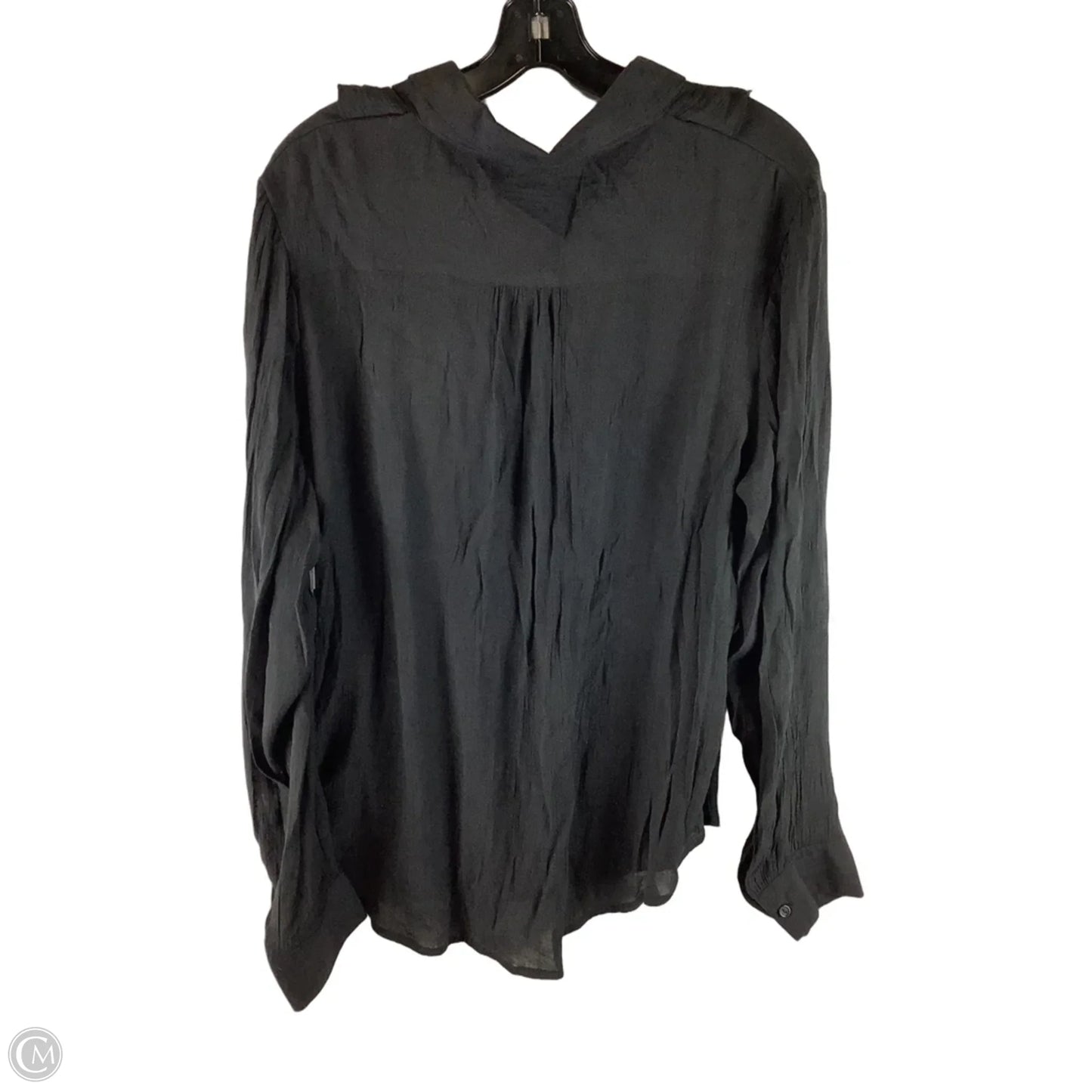 Top Long Sleeve By Cmc In Black, Size: Xl