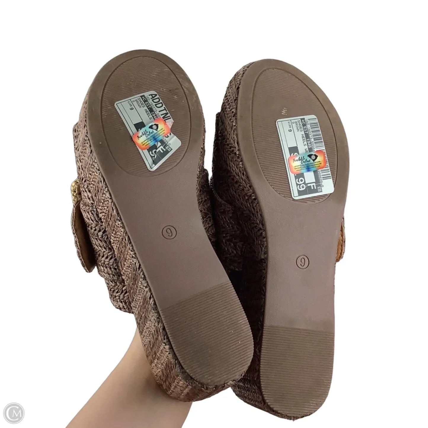 Shoes Heels Wedge By C Est. 1946 In Brown, Size: 9