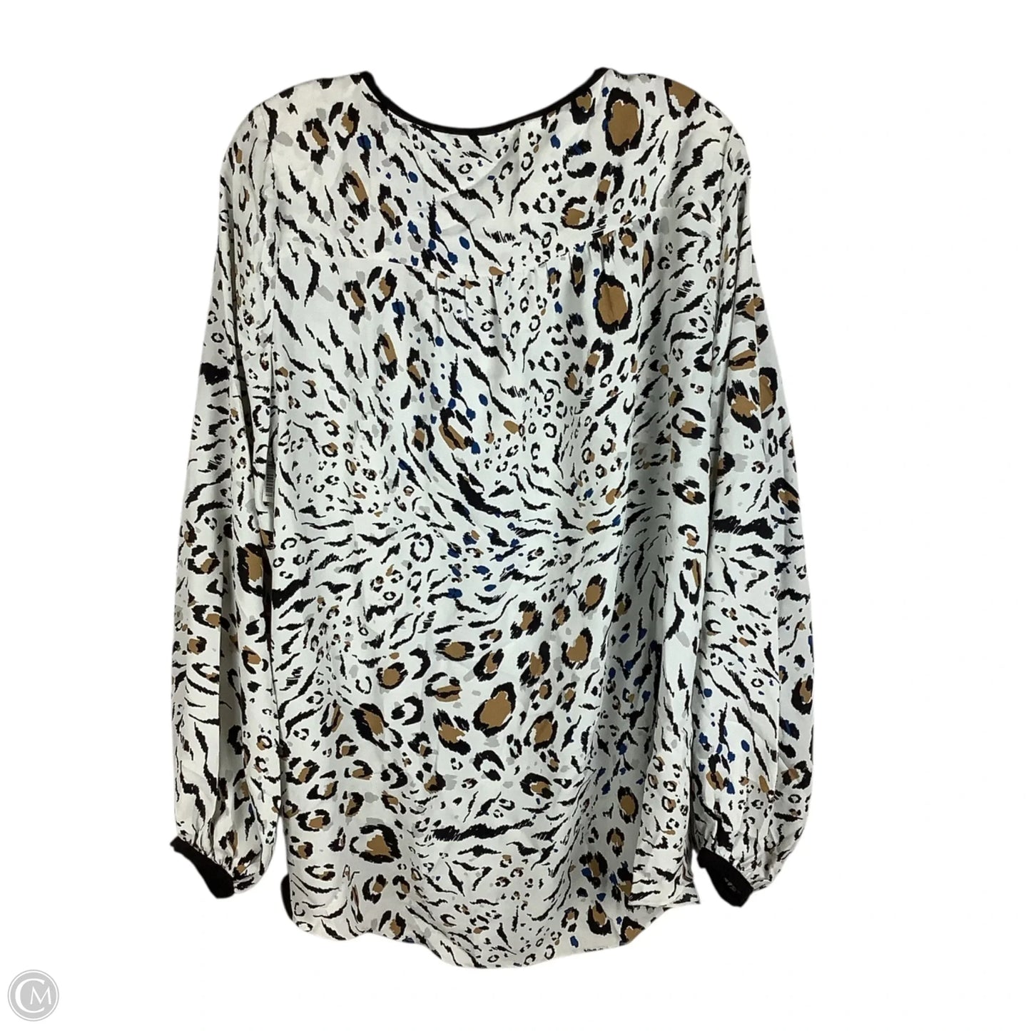Top Long Sleeve By White House Black Market In White, Size: L