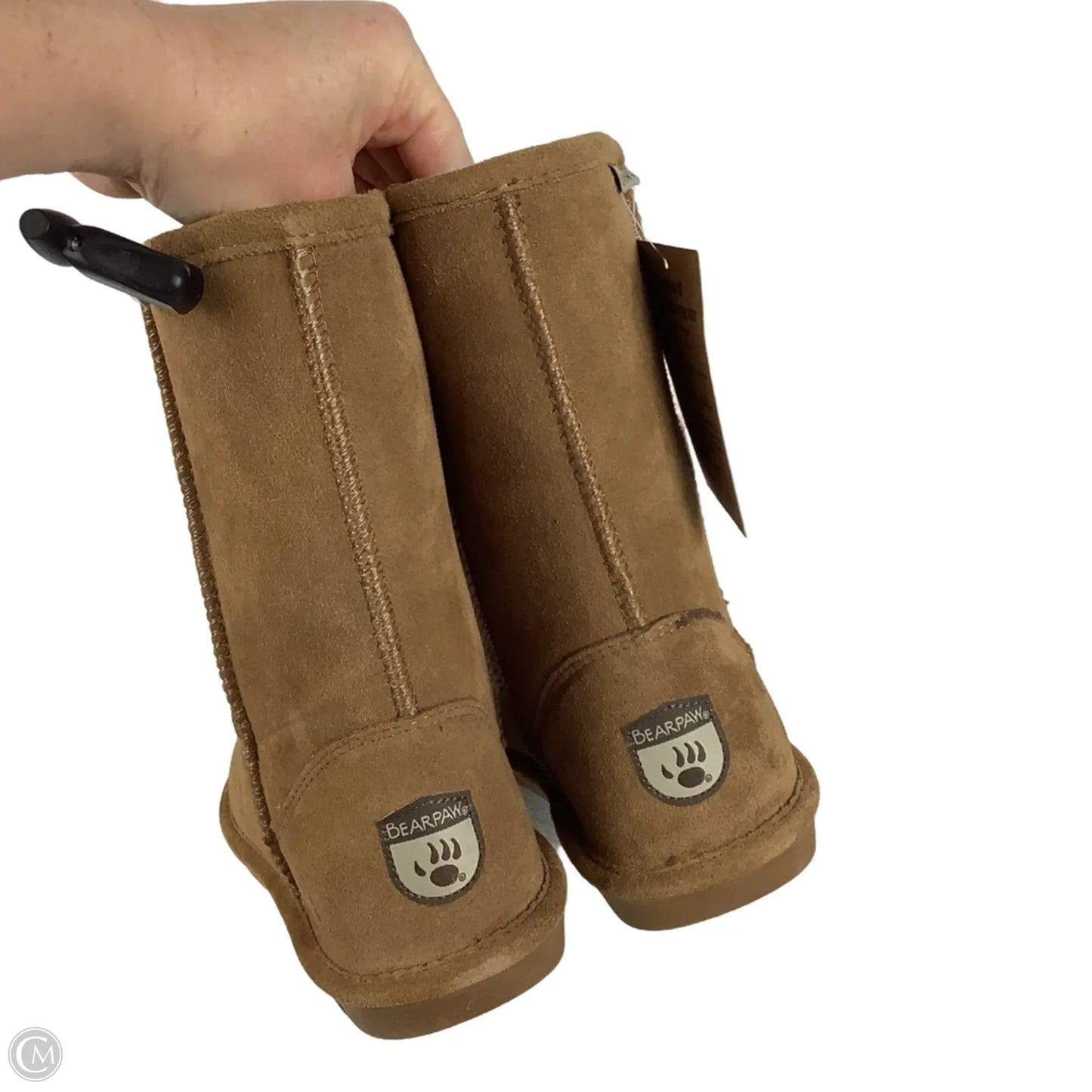 Boots Mid-calf Flats By Bearpaw In Tan, Size: 10