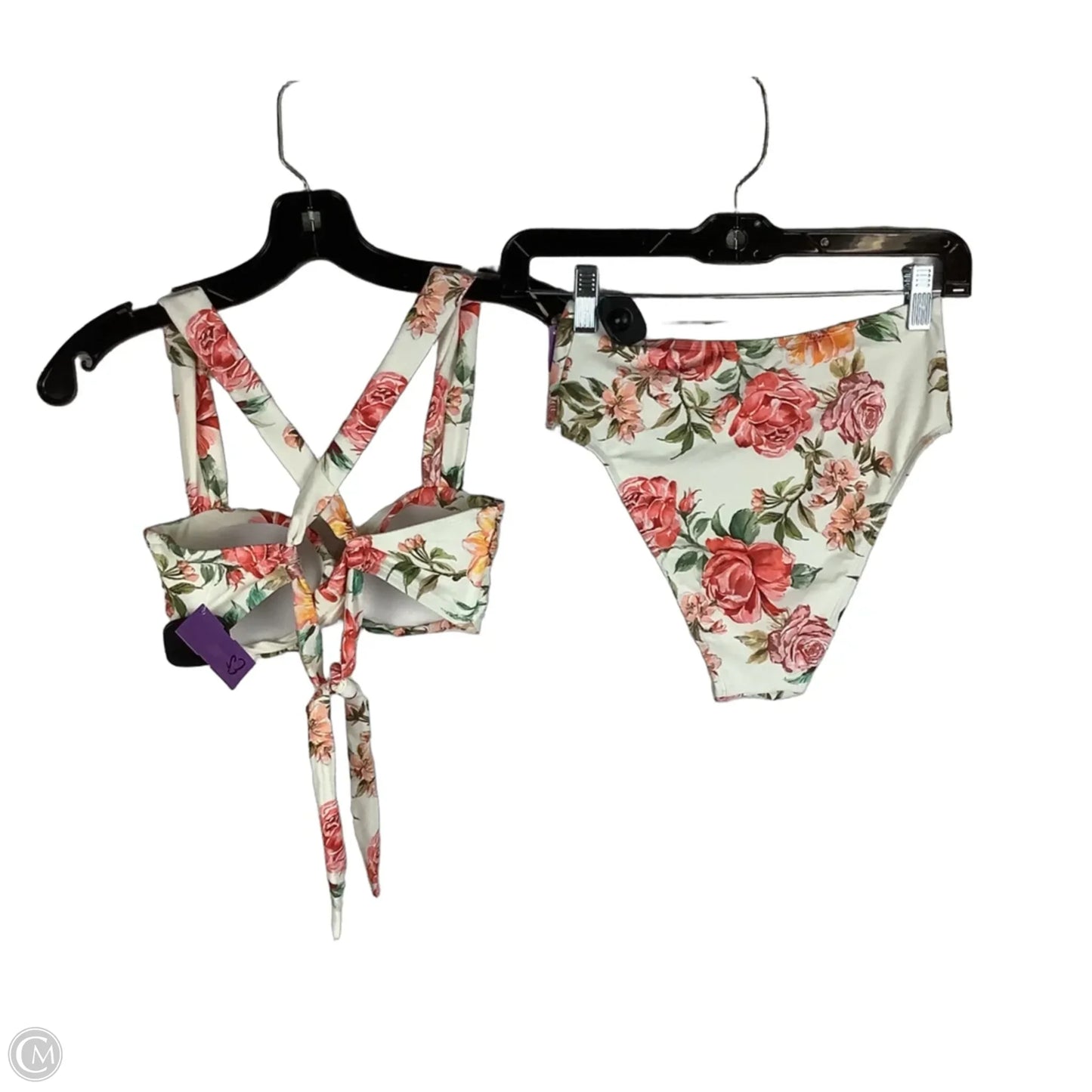 Swimsuit 2pc By Cupshe In Floral Print, Size: Xs