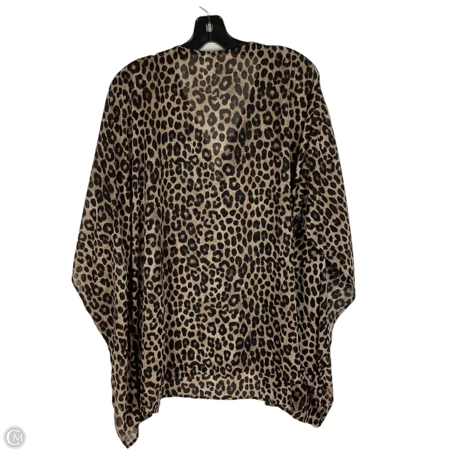 Top Short Sleeve By Michael By Michael Kors In Animal Print, Size: 1x