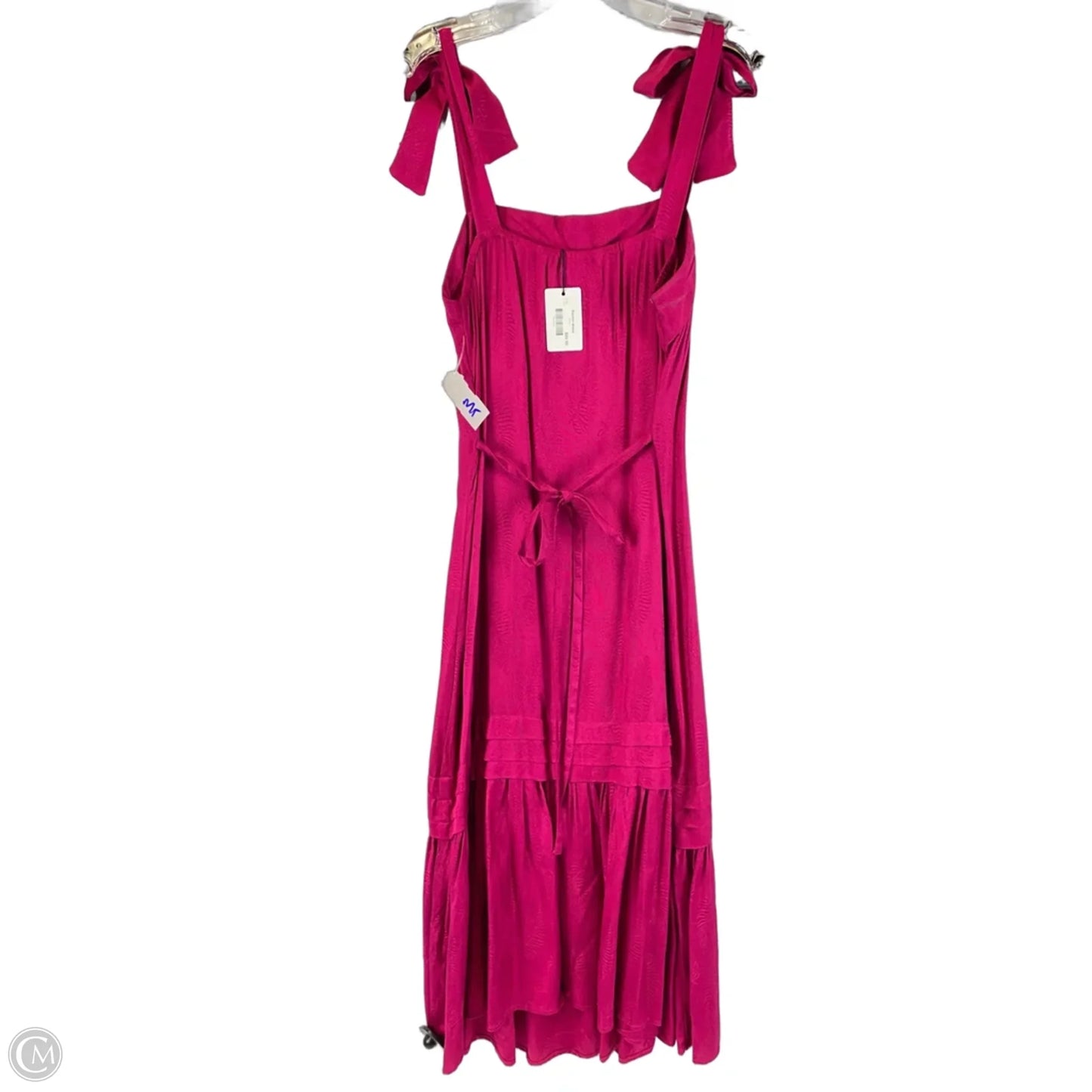 Dress Casual Midi By Cmc In Pink, Size: S