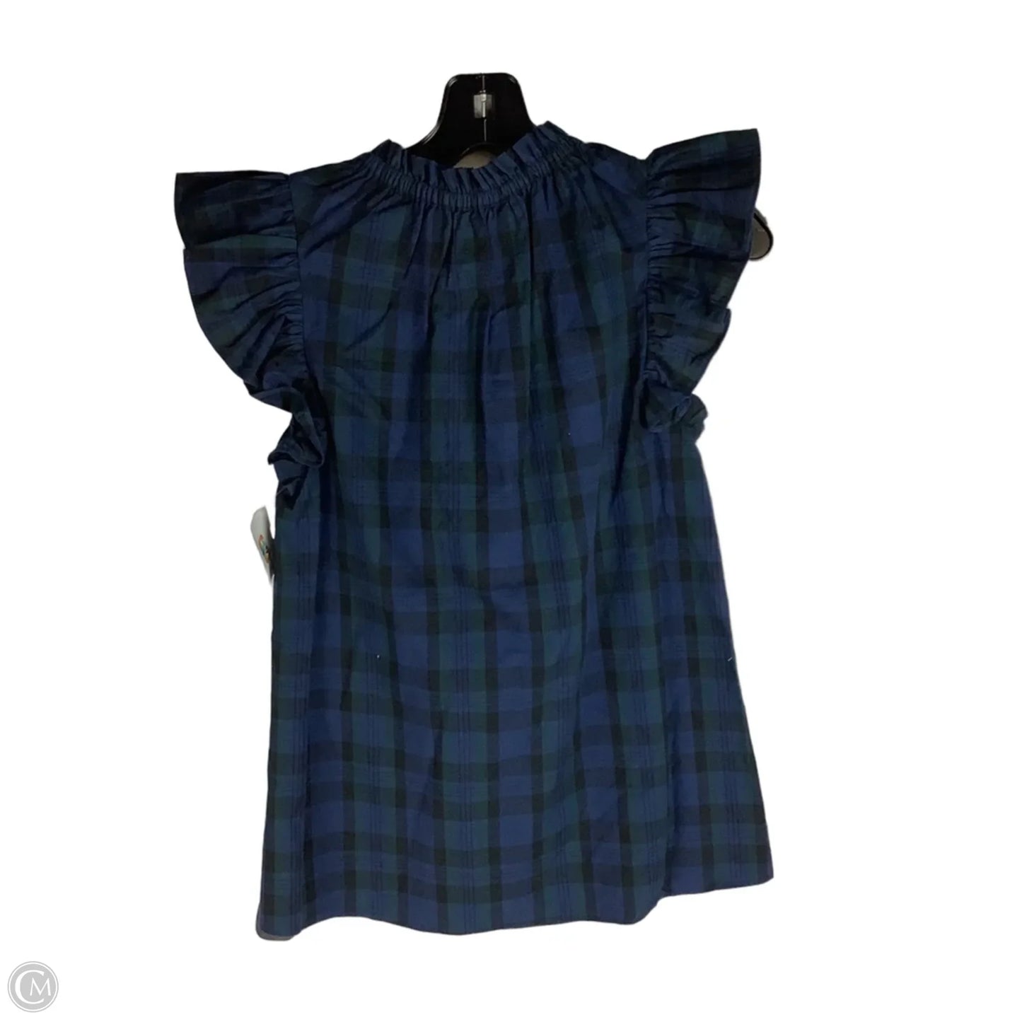 Top Sleeveless By Sail To Sable In Plaid Pattern, Size: Xs