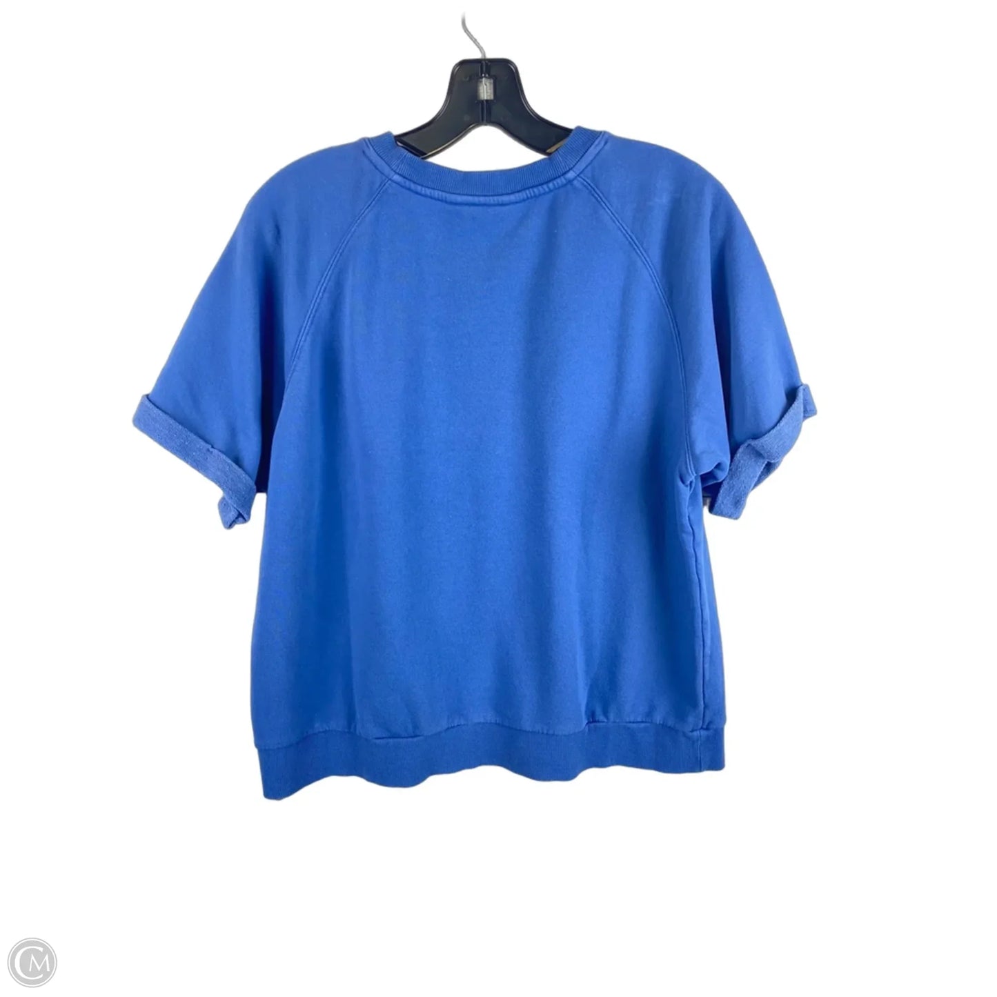 Top Short Sleeve By Cmc In Blue, Size: M