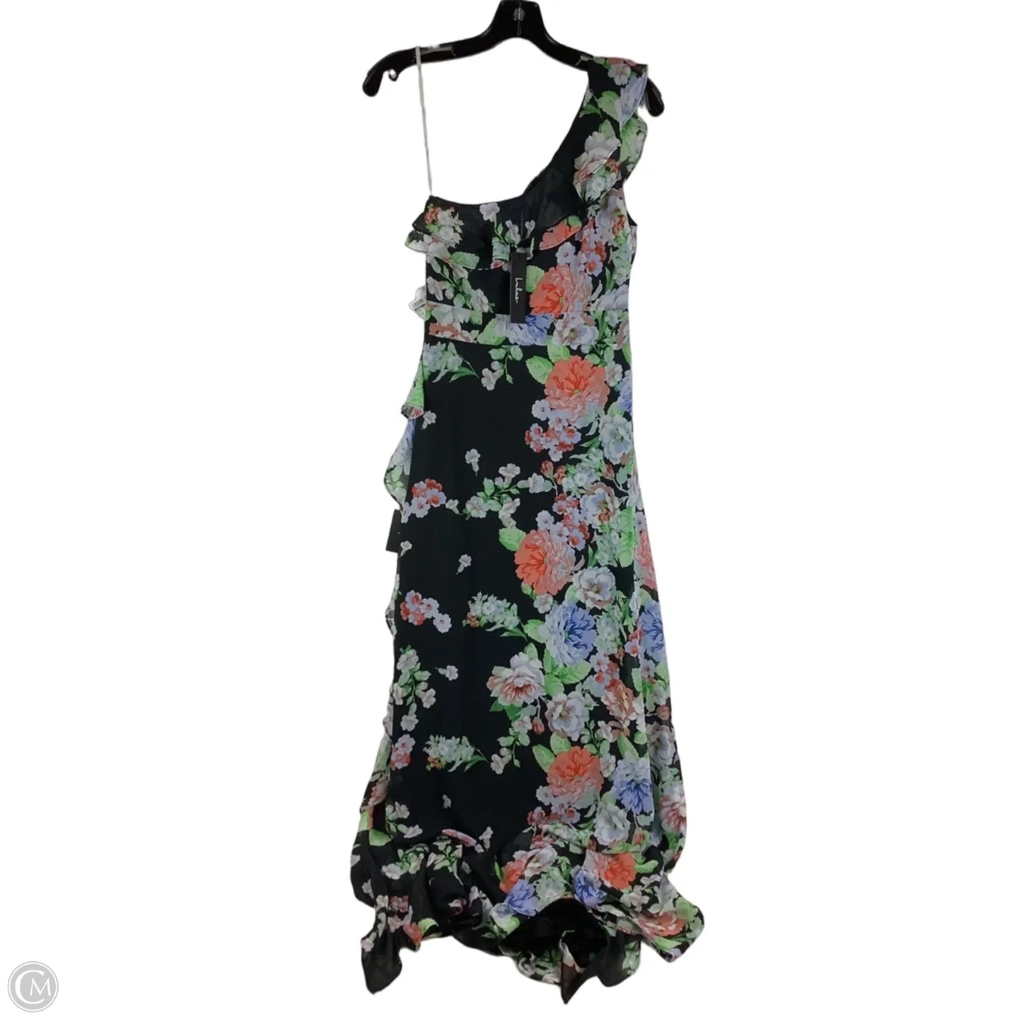 Dress Party Long By Lulus In Floral Print, Size: M