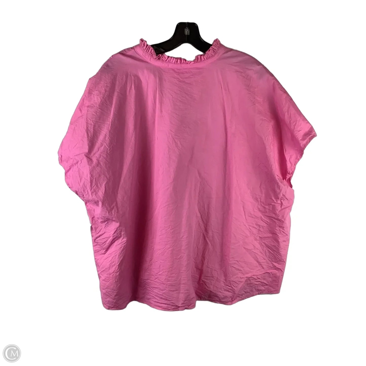 Top Short Sleeve By Crown And Ivy In Pink, Size: Xxl
