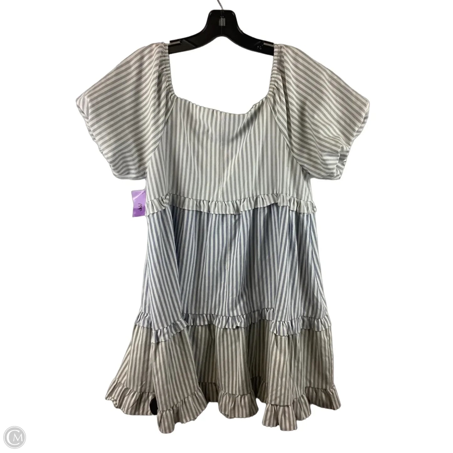 Dress Party Short By Bibi In Striped Pattern, Size: M