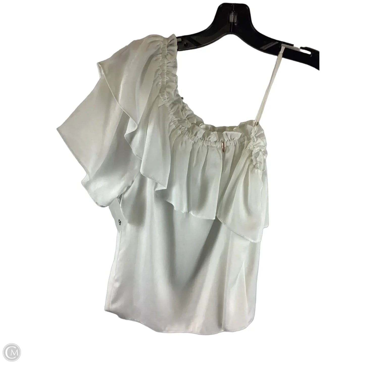 Top Short Sleeve Designer By Misa In White, Size: Xs