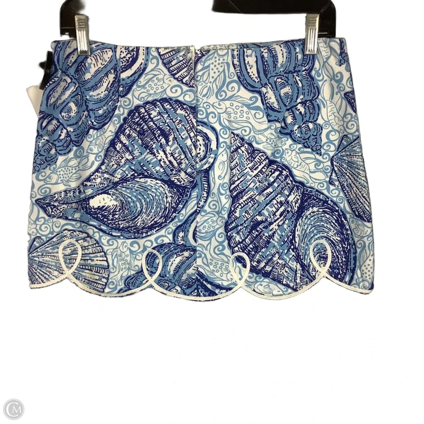 Skirt Designer By Lilly Pulitzer In Blue & White, Size: 2