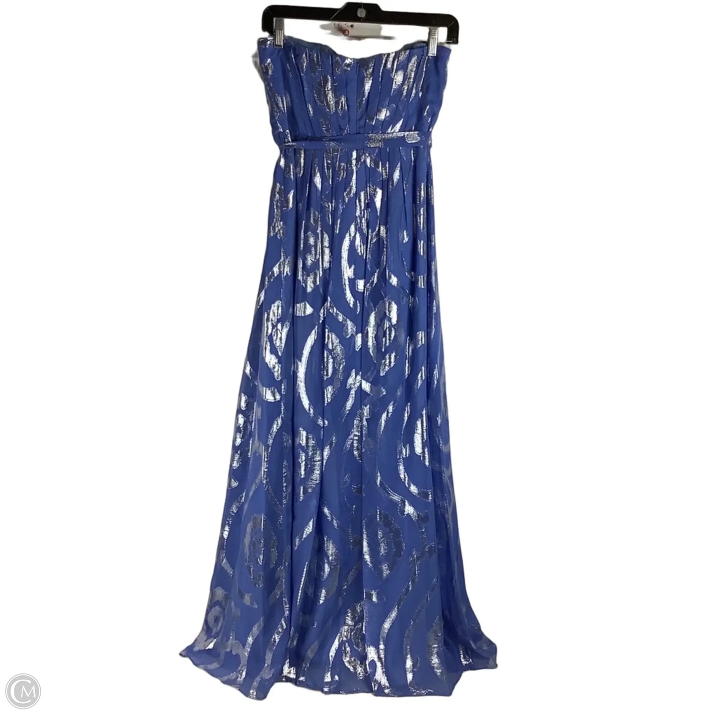 Dress Party Long By Cmc In Blue & Silver, Size: 6