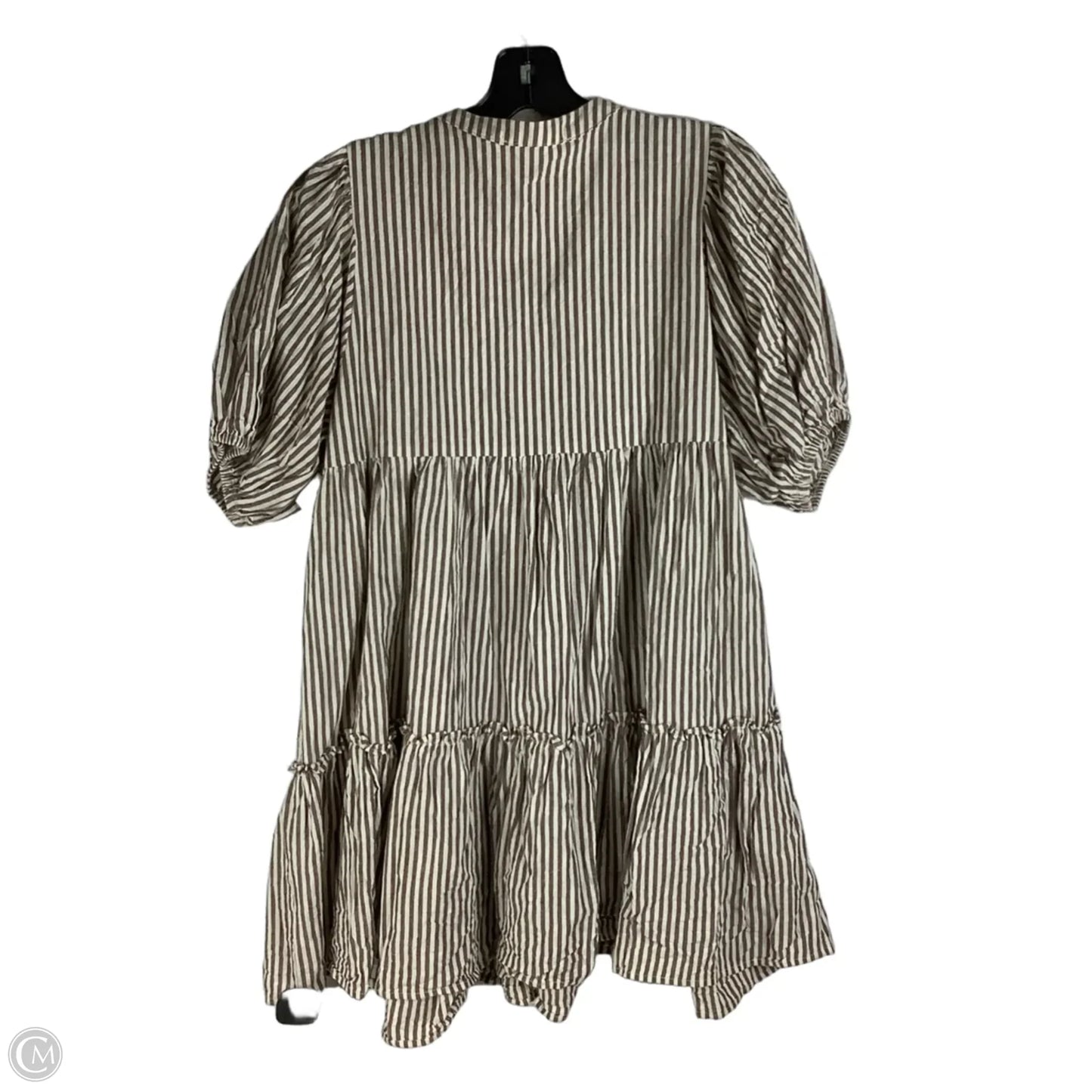 Dress Casual Short By Vine & Love In Striped Pattern, Size: S