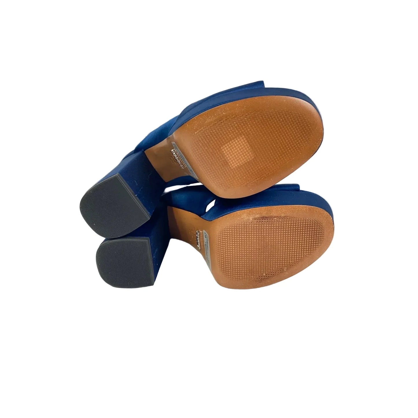Shoes Heels Block By Schutz In Blue, Size: 8.5