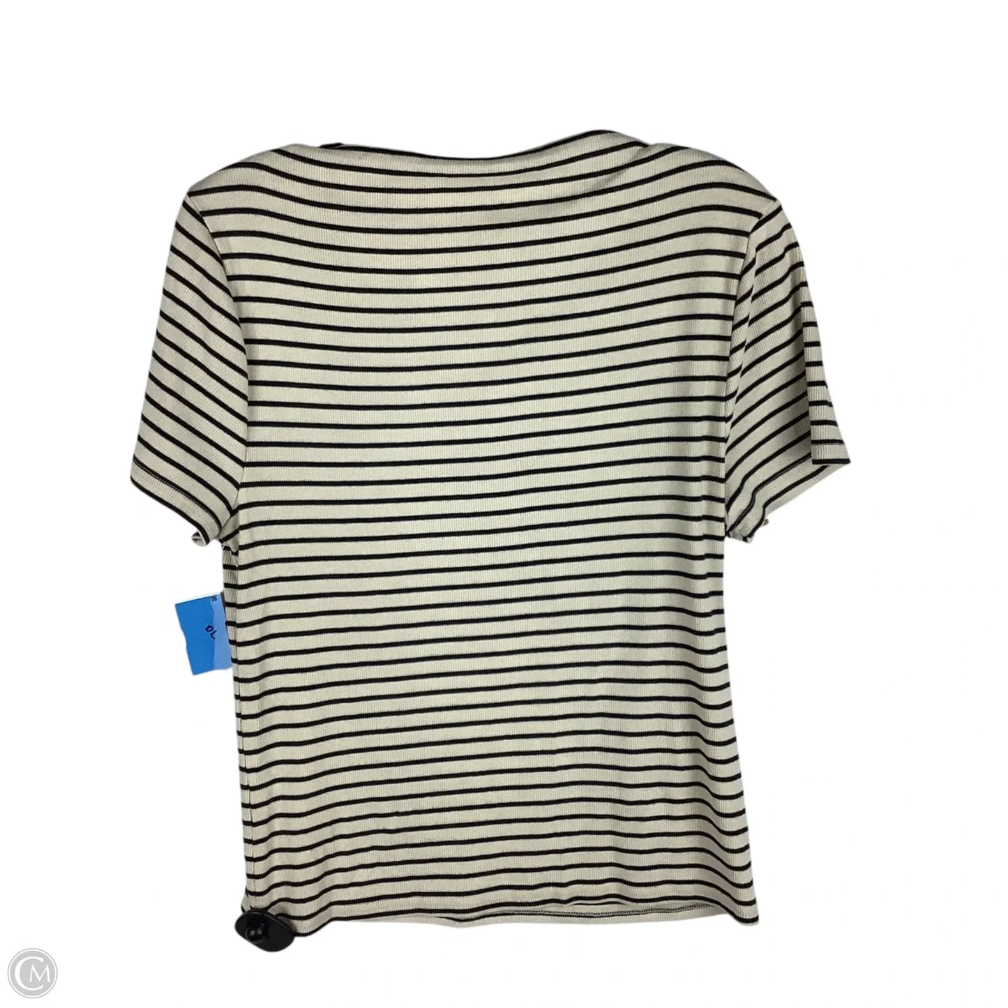 Top Short Sleeve By J. Crew In Striped Pattern, Size: Xl