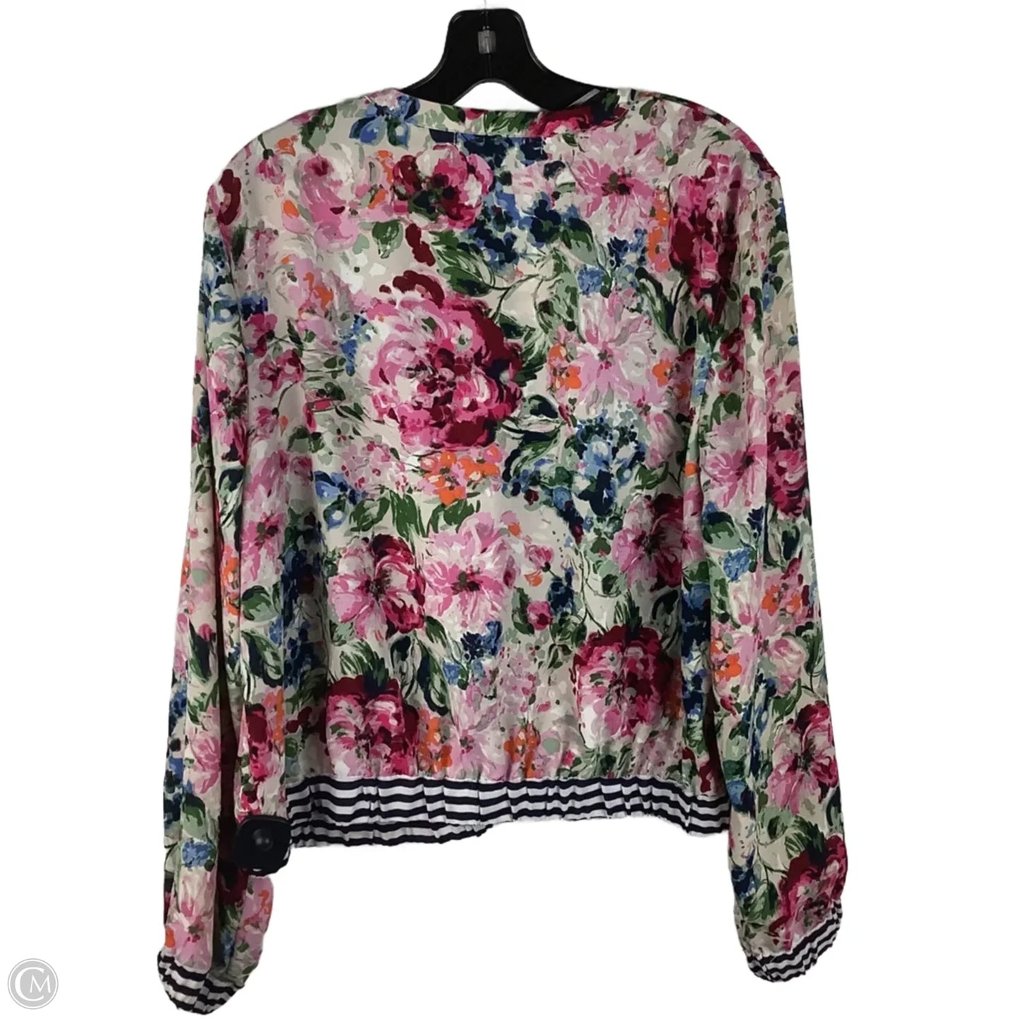 Top Long Sleeve By Marled In Floral Print, Size: Xl