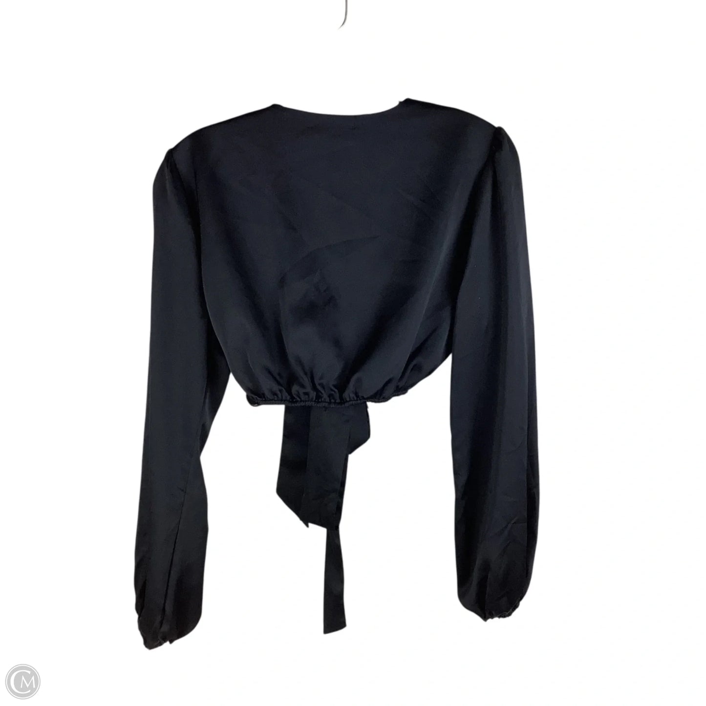 Top Long Sleeve By Abercrombie And Fitch In Black, Size: S