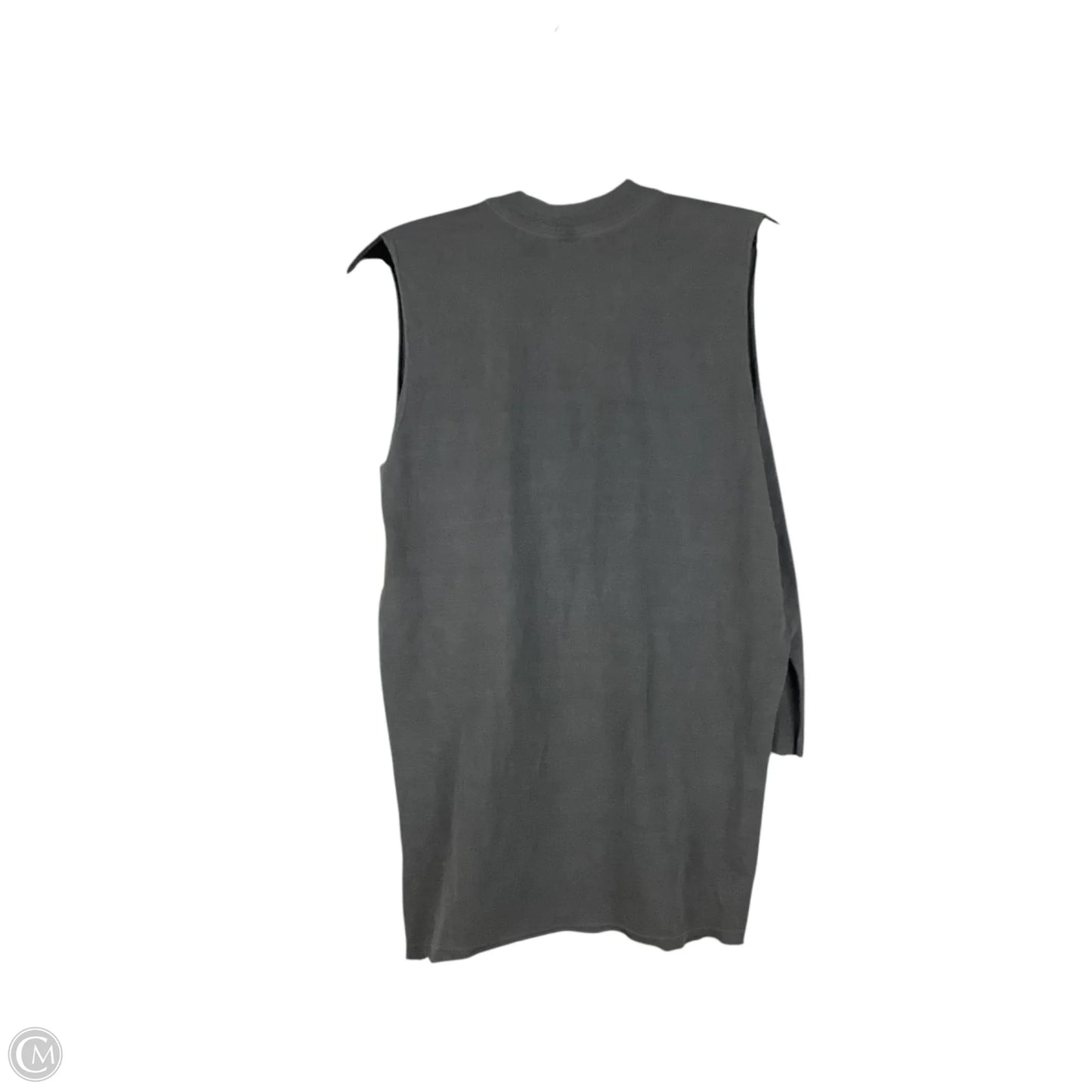 Top Sleeveless By Cmc In Grey, Size: S