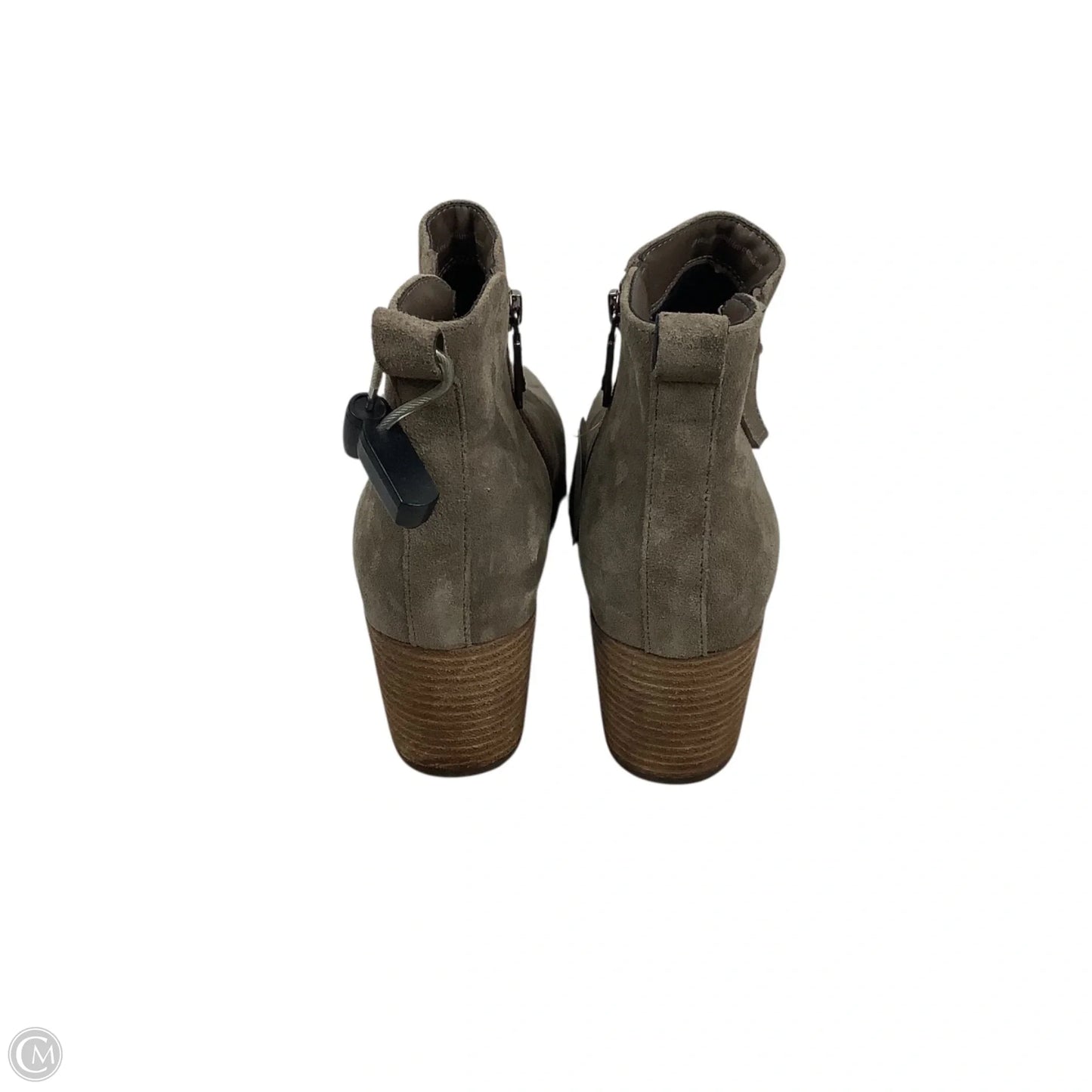 Boots Ankle Heels By Blondo In Taupe, Size: 10