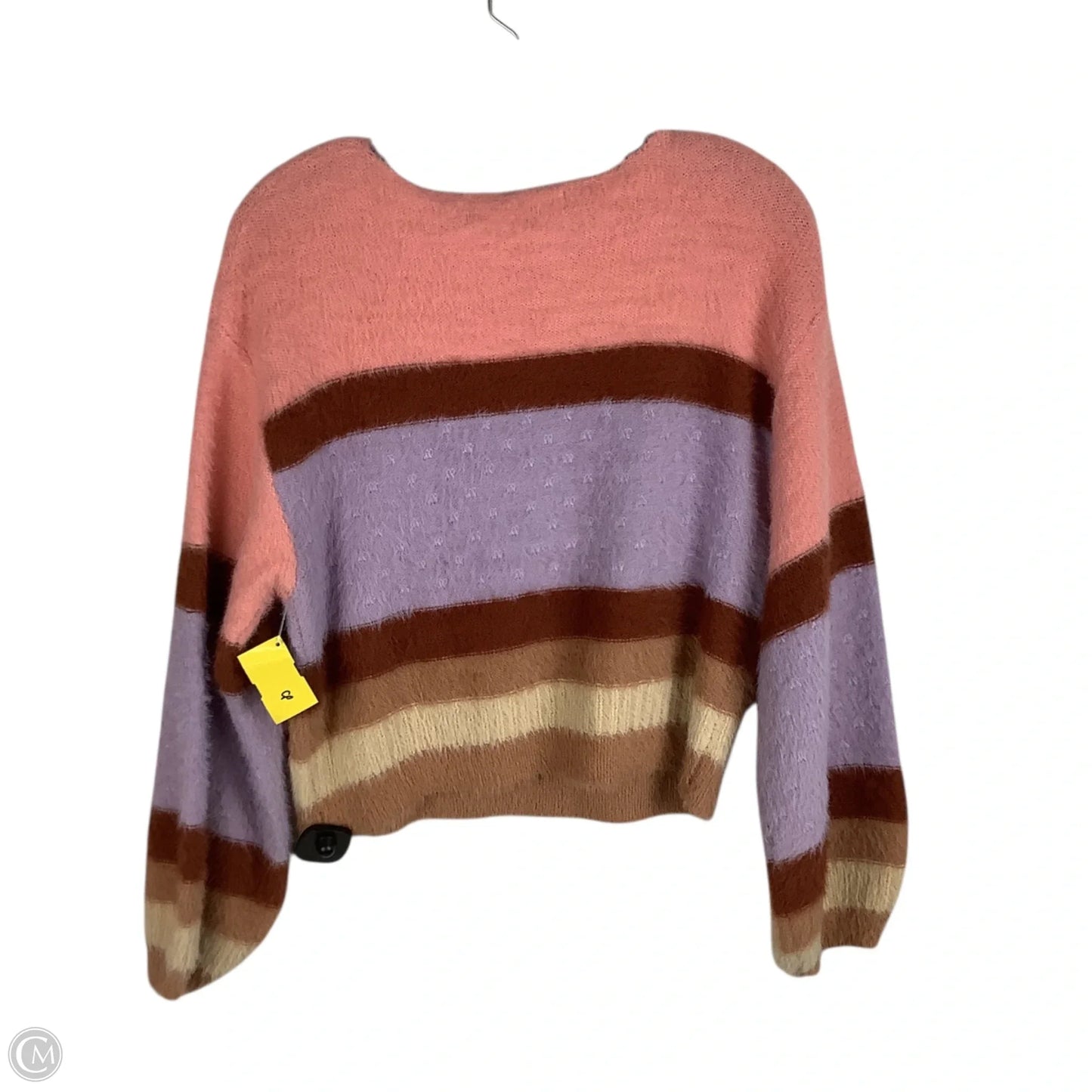 Sweater By Cmc In Pink & Purple, Size: S