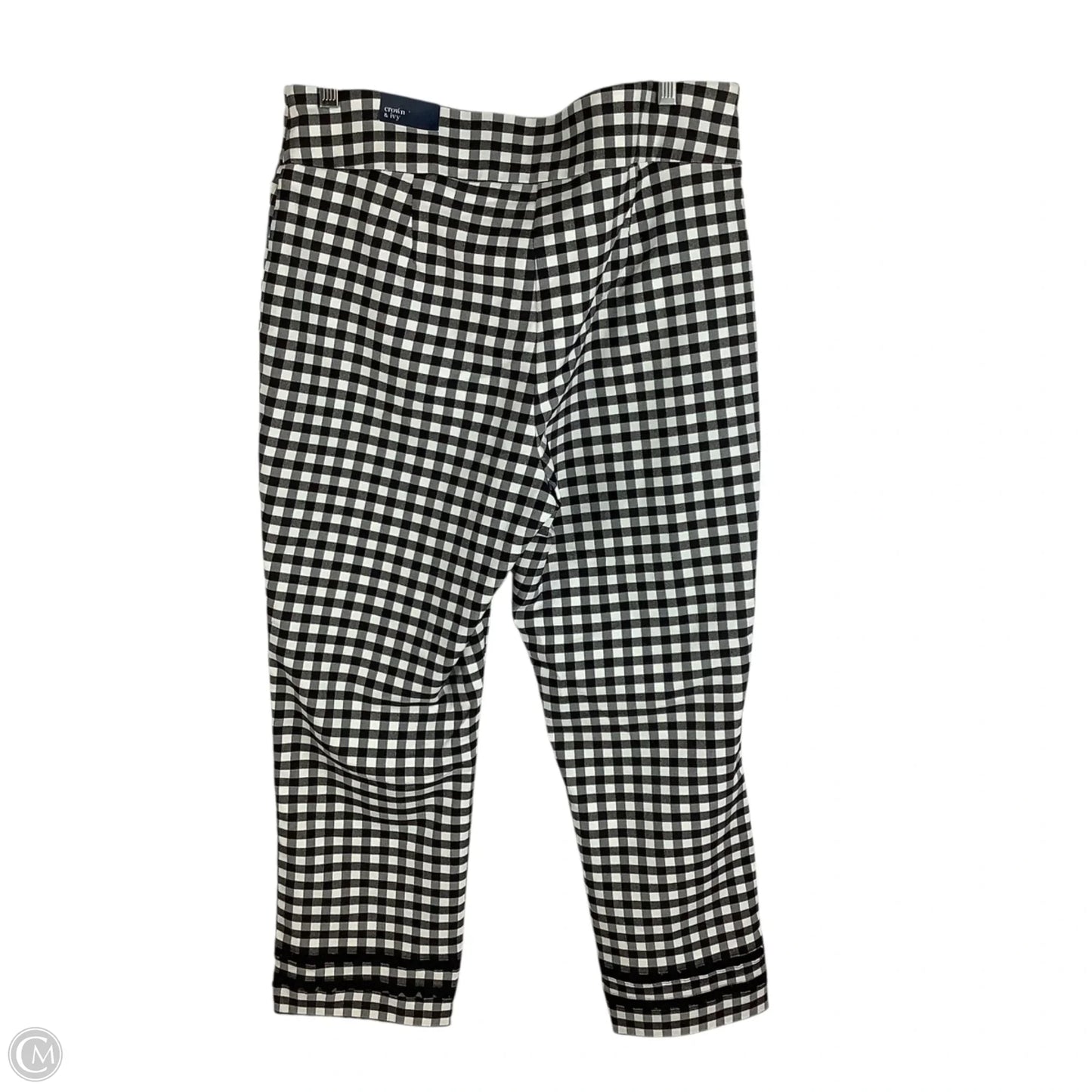 Pants Dress By Crown And Ivy In Checkered Pattern, Size: 16