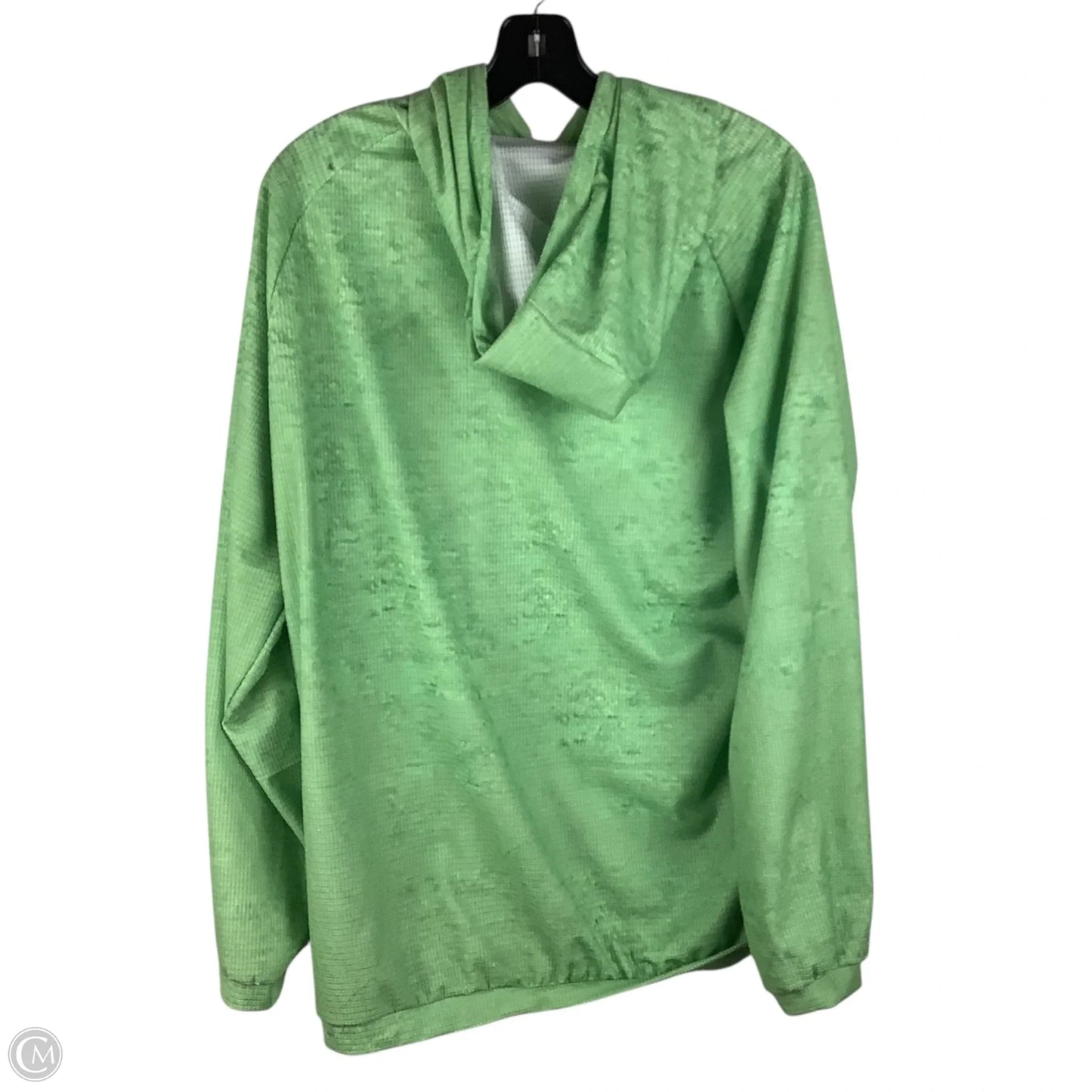 Sweatshirt Hoodie By Clothes Mentor In Green, Size: M