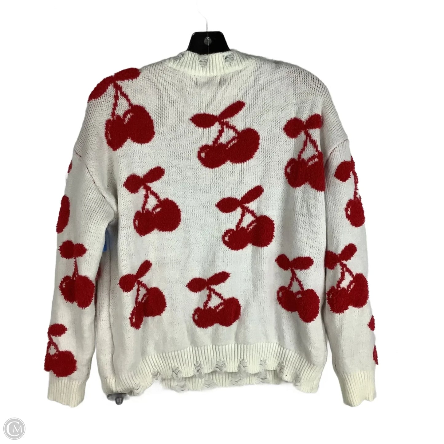 Sweater By Altard State In Red & White, Size: L