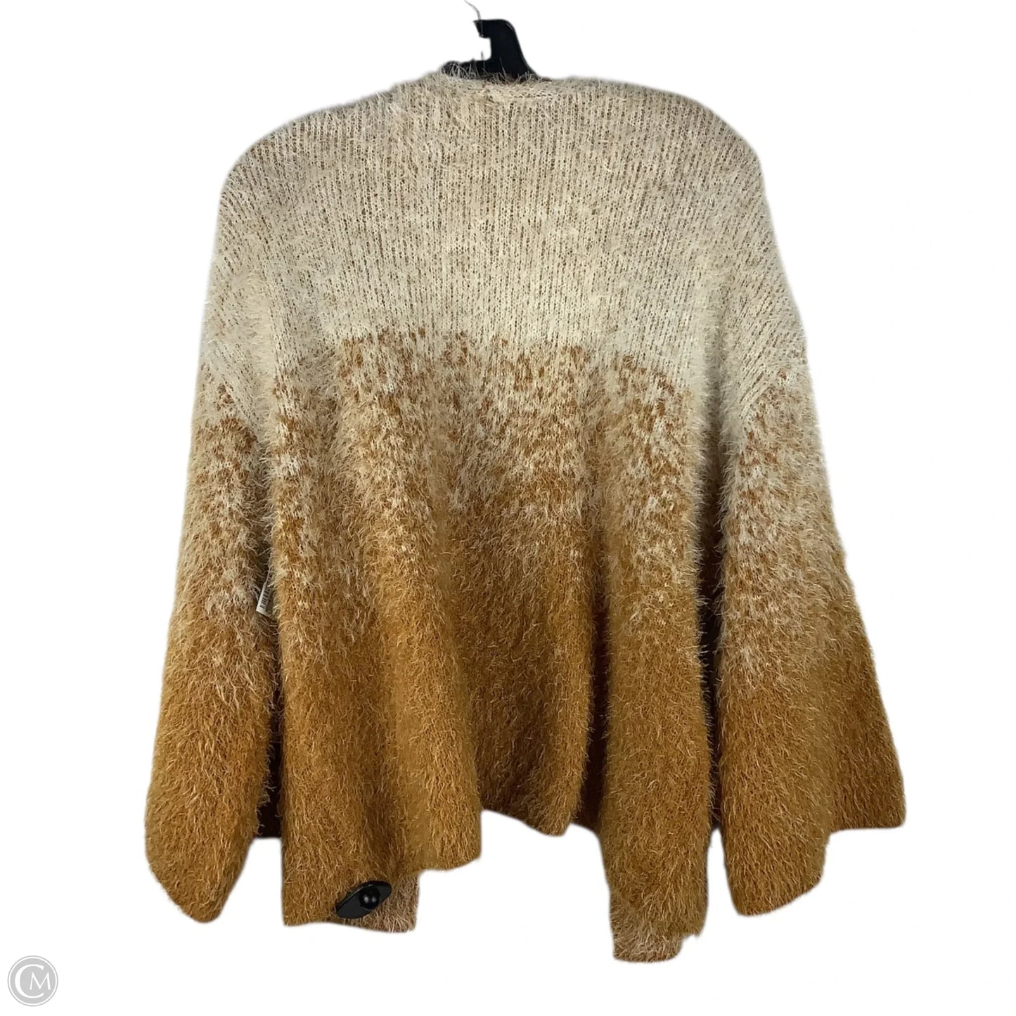 Sweater Cardigan By New Directions In Yellow, Size: L