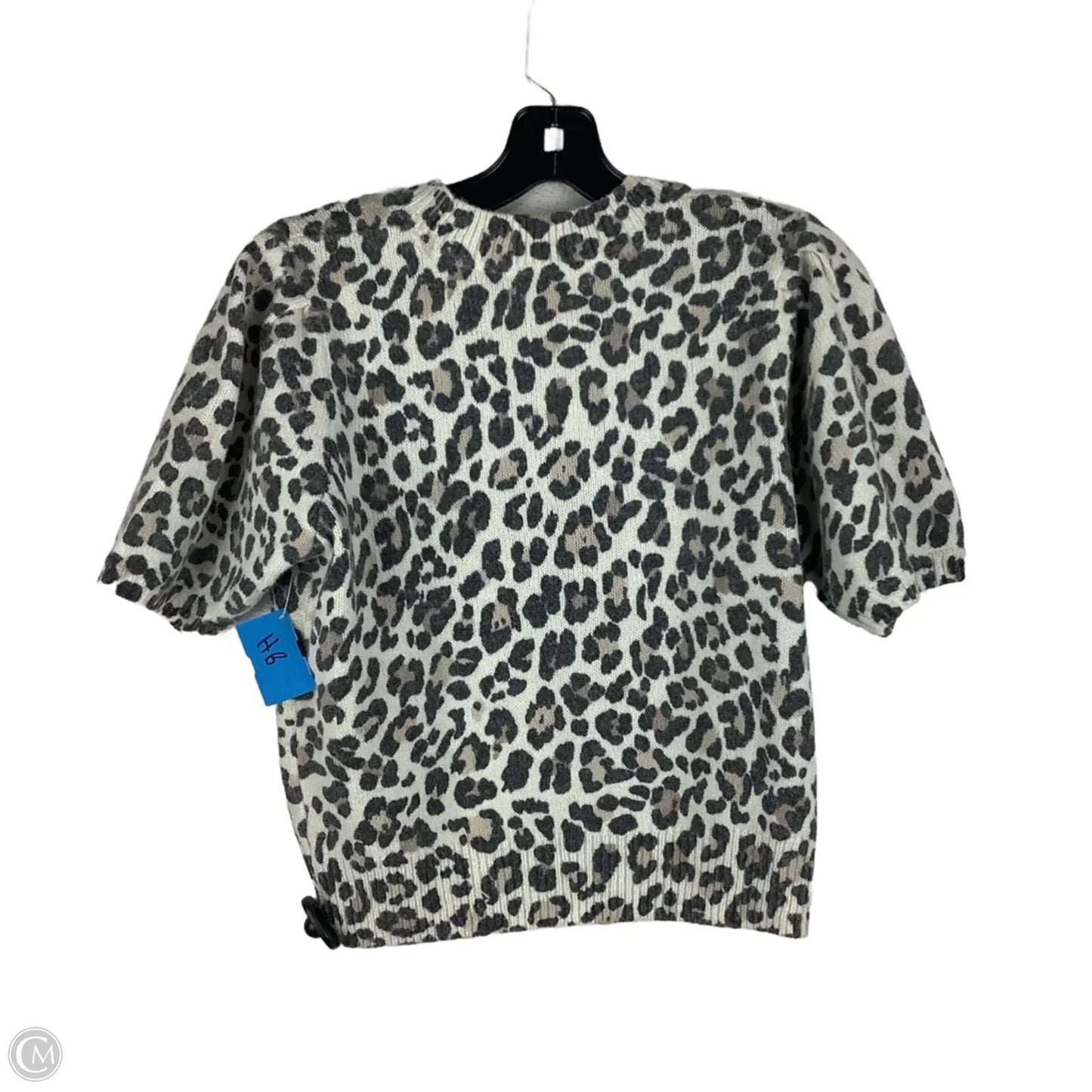 Sweater Short Sleeve By Sincerely Jules In Animal Print, Size: M