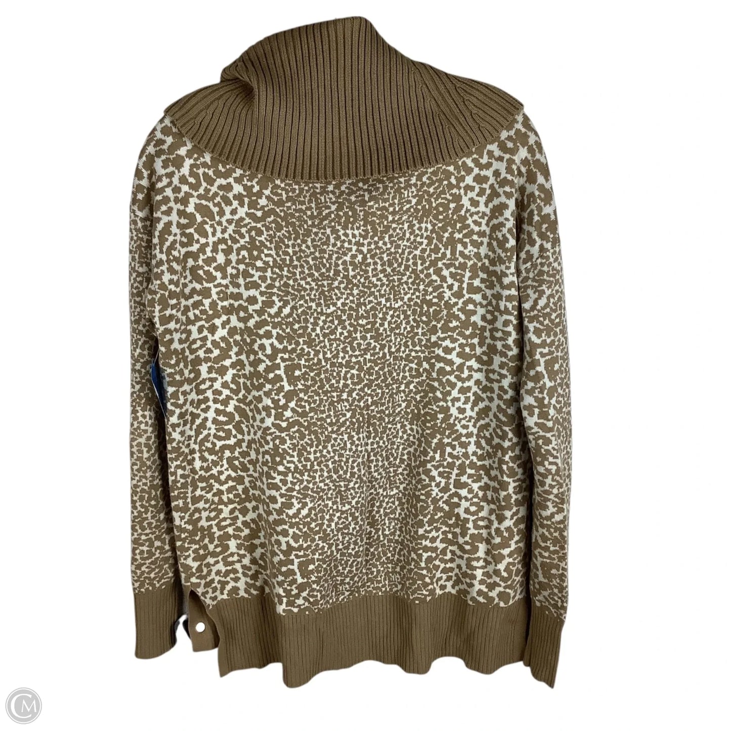 Sweater By Michael By Michael Kors In Animal Print, Size: L