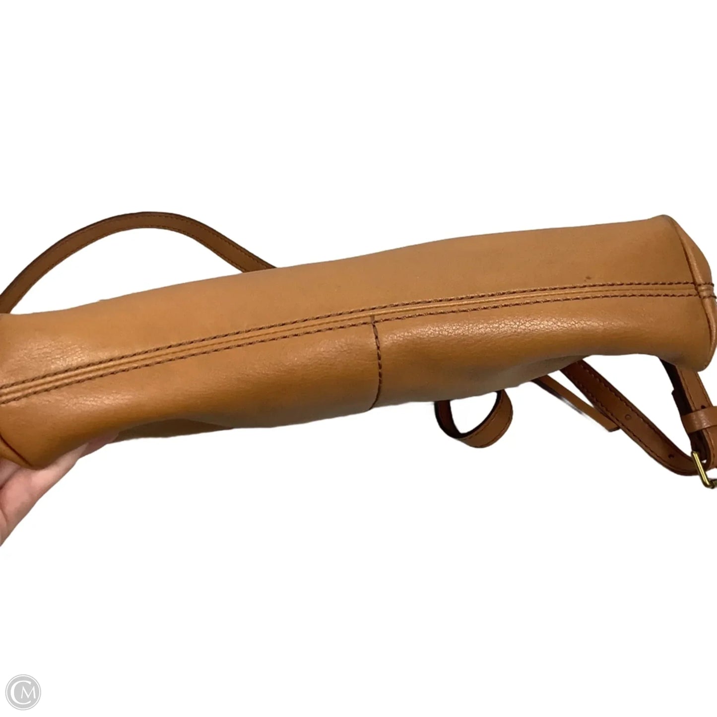 Crossbody Leather By Fossil, Size: Medium