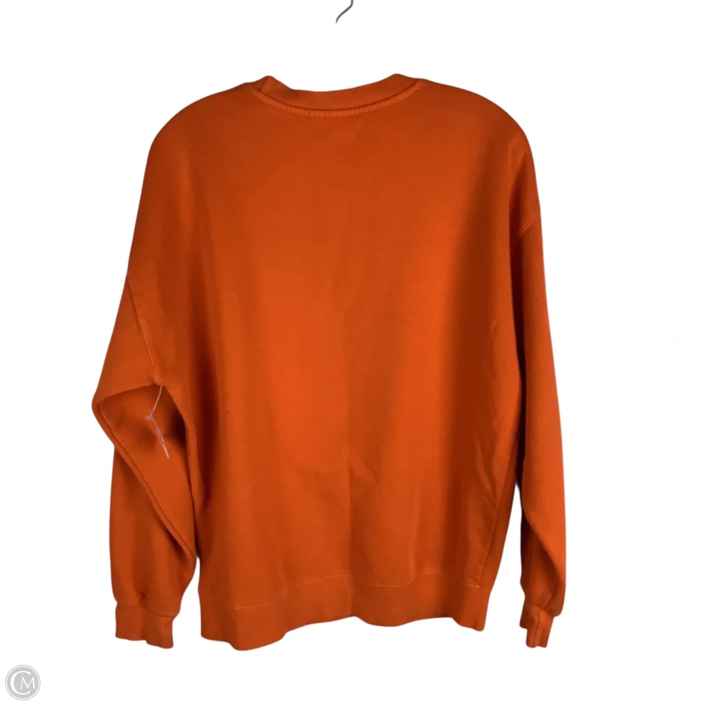 Sweatshirt Crewneck By Clothes Mentor In Orange, Size: S