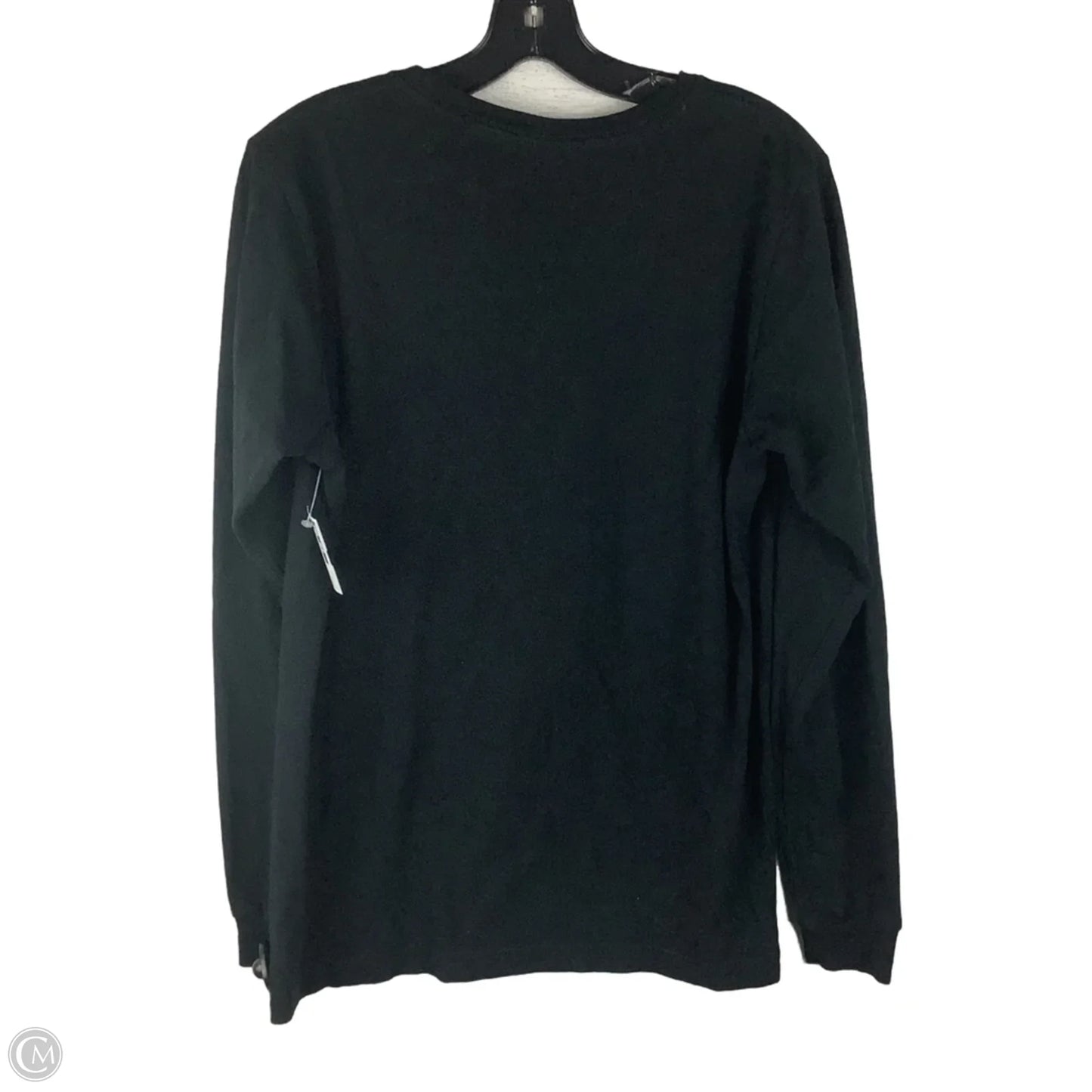 Top Long Sleeve Basic By Bella + Canvas In Black, Size: M