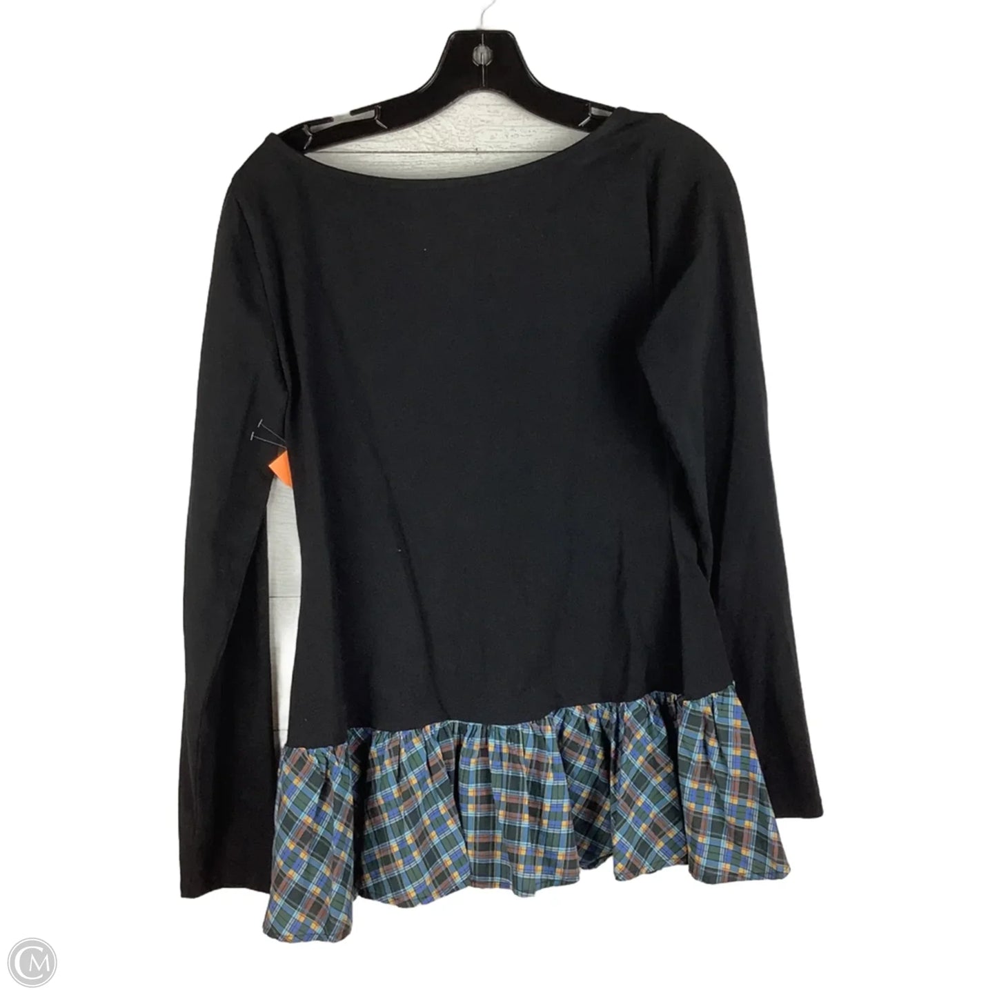 Top Long Sleeve By Maeve In Black, Size: M