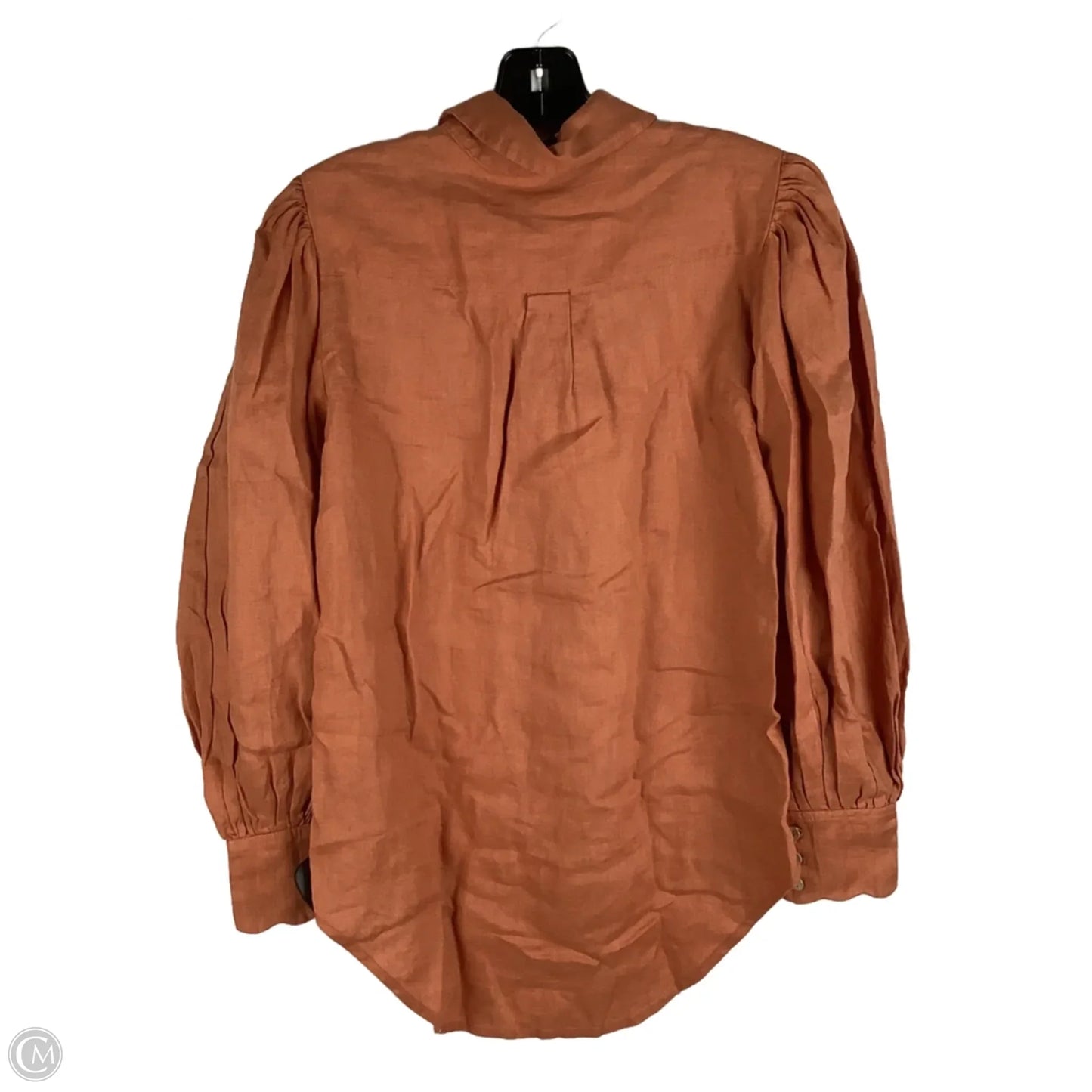 Top Long Sleeve By Cmc In Orange, Size: Xs
