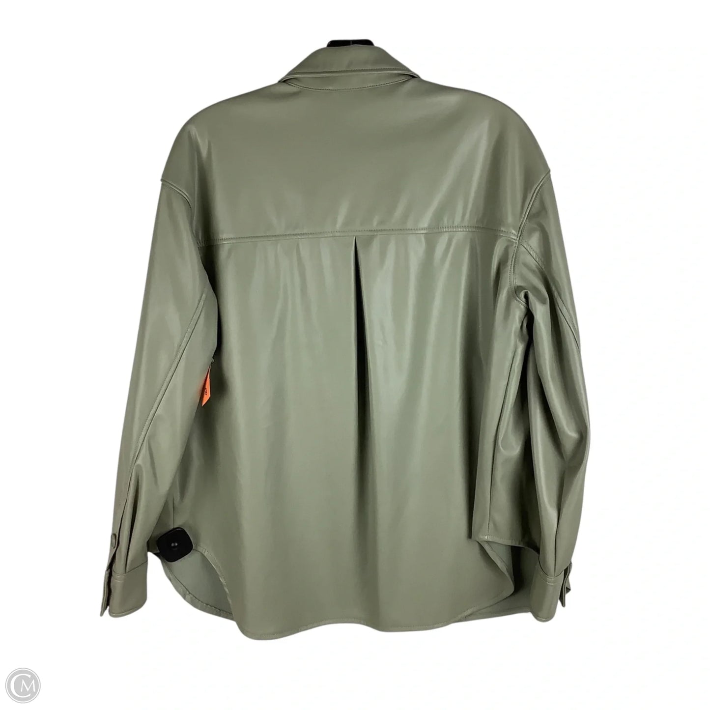 Jacket Shirt By American Eagle In Green, Size: Xs