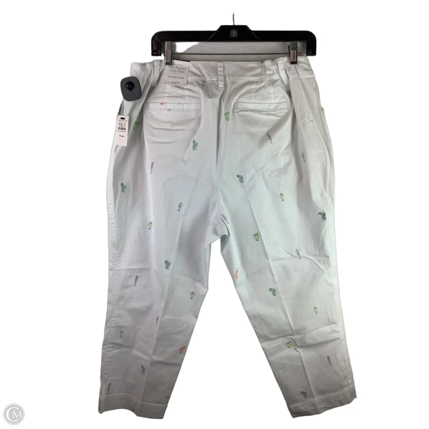 Pants Cropped By Talbots In White, Size: 14p