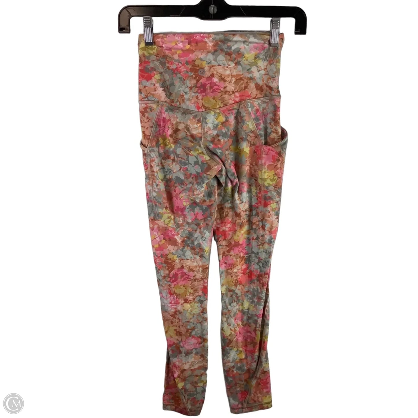 Athletic Leggings By Lululemon In Floral Print, Size: 2