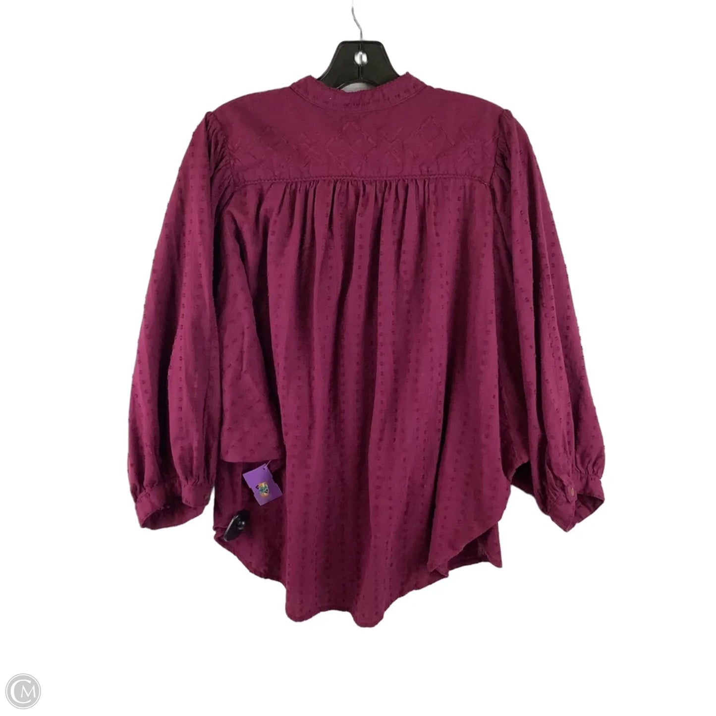 Top Long Sleeve By Pilcro In Purple, Size: M