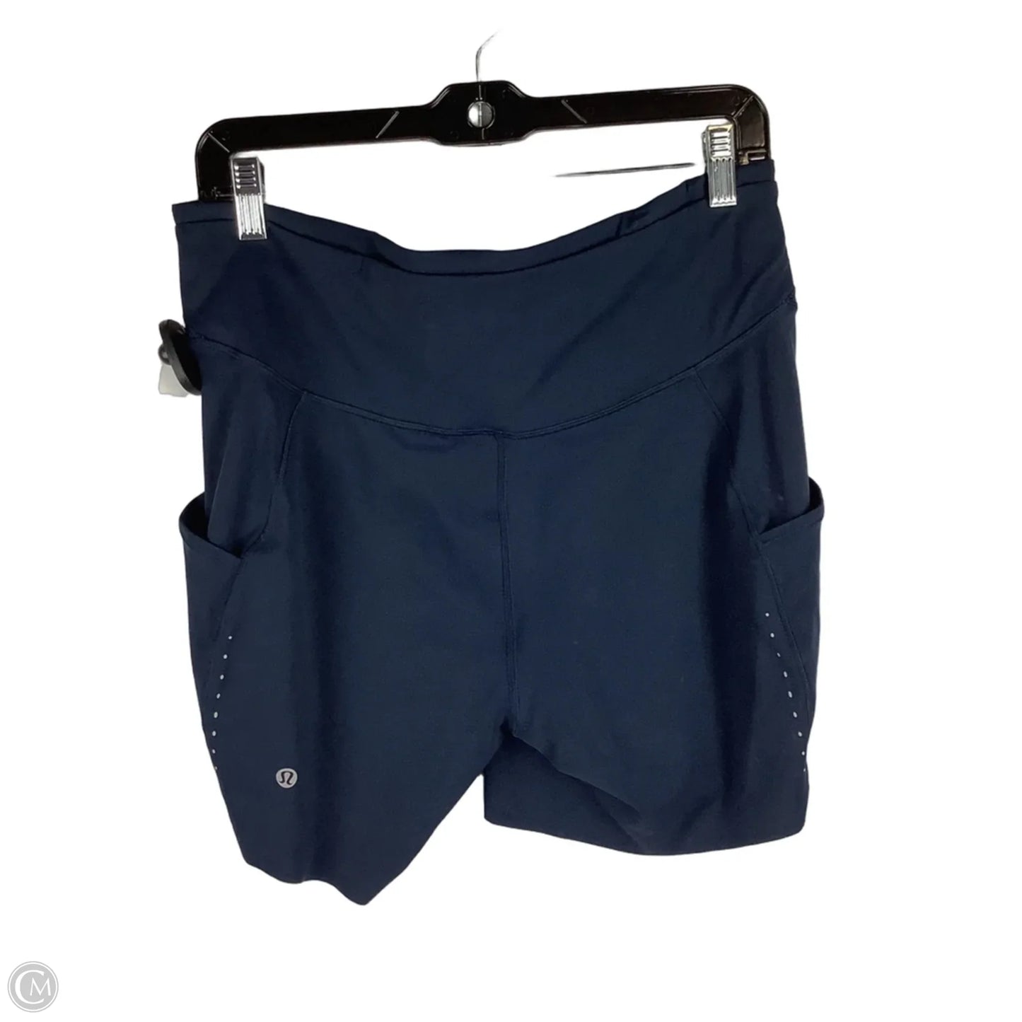 Athletic Shorts By Lululemon In Navy, Size: 14