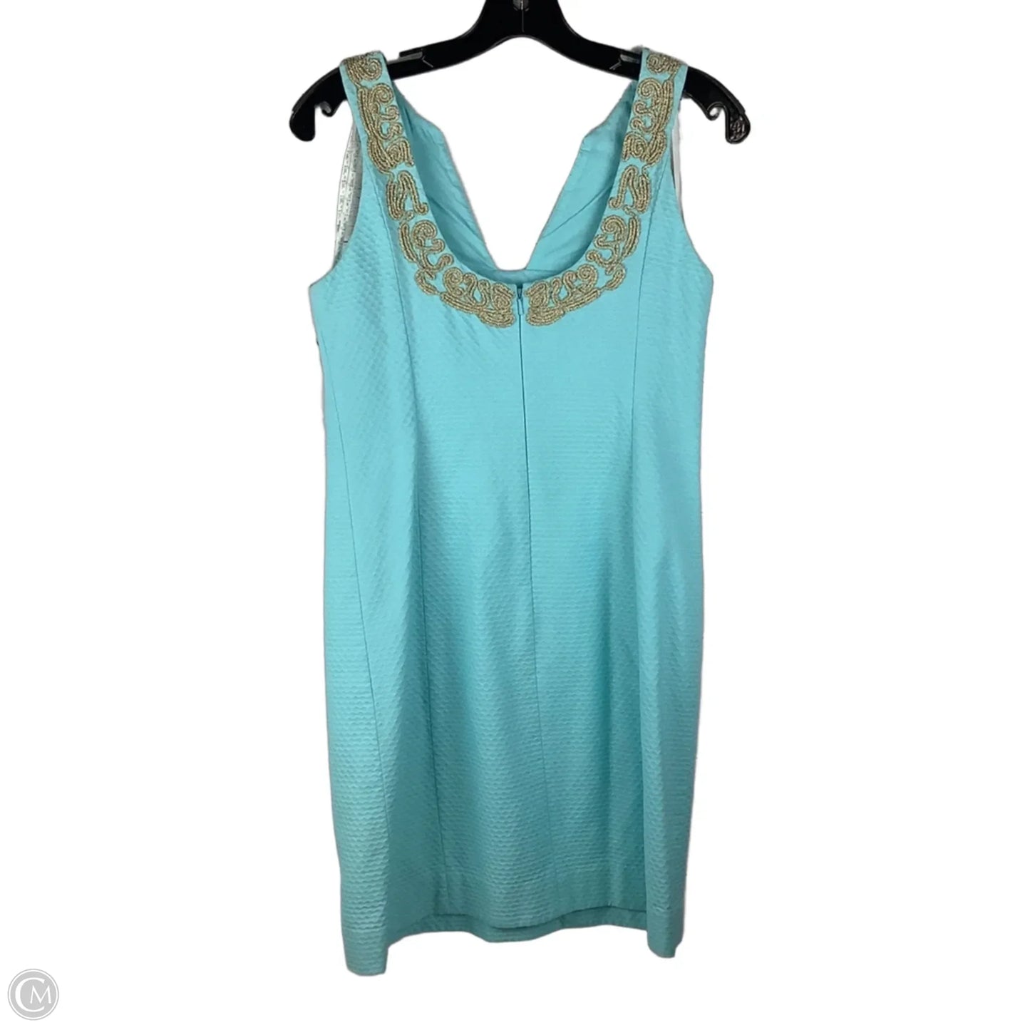 Dress Designer By Lilly Pulitzer In Aqua, Size: 2