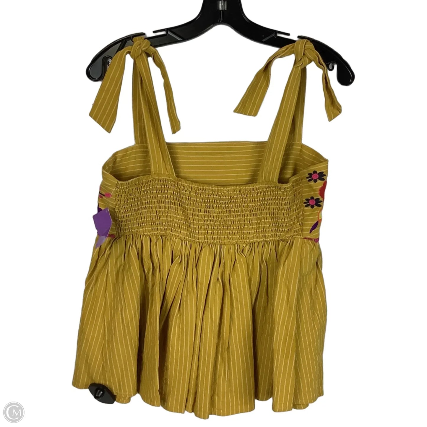 Top Sleeveless By Thml In Yellow, Size: M