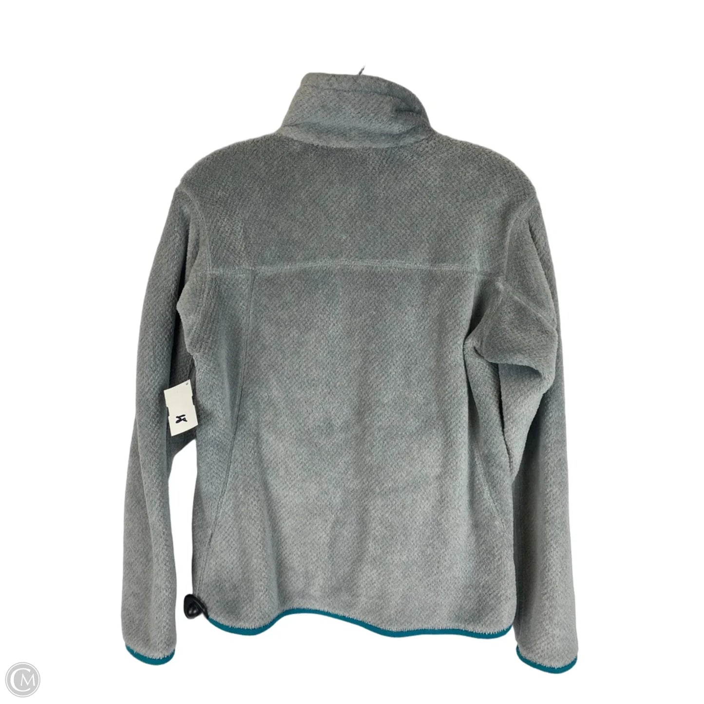 Jacket Fleece By Patagonia In Grey, Size: M
