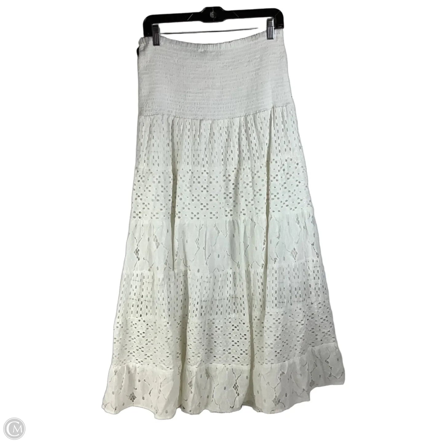 Dress Casual Maxi or Skirt By Cmc In White, Size: M