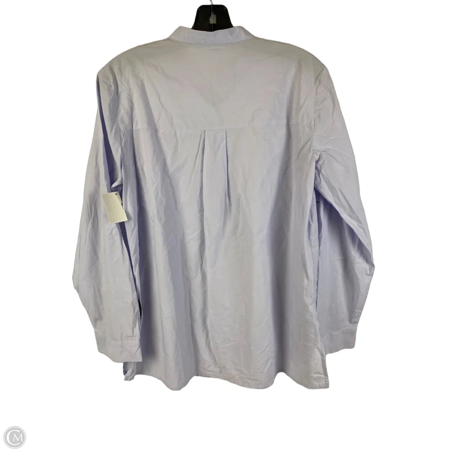 Top Long Sleeve By Eileen Fisher In Purple, Size: Xs