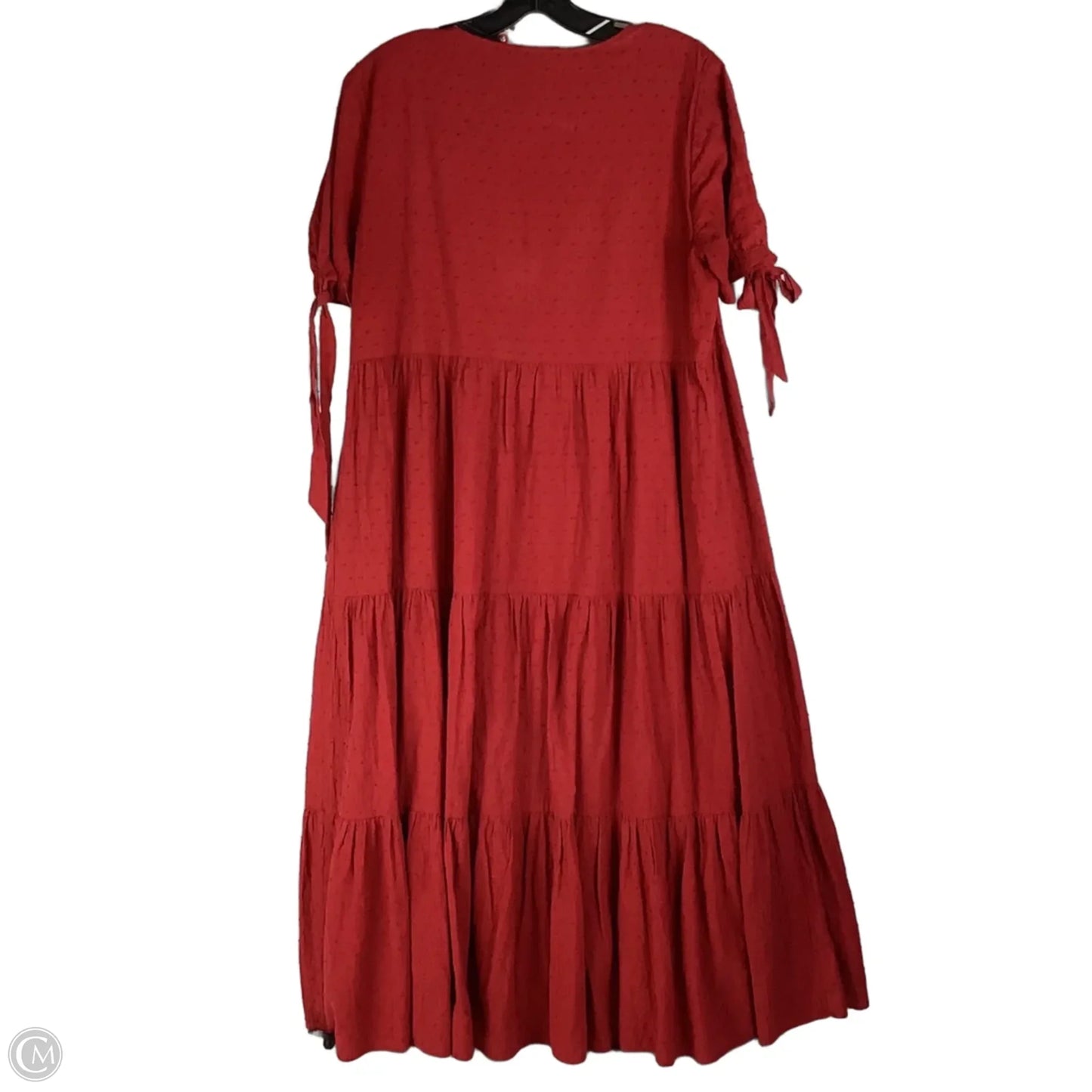 Dress Casual Midi By Madewell In Red, Size: L