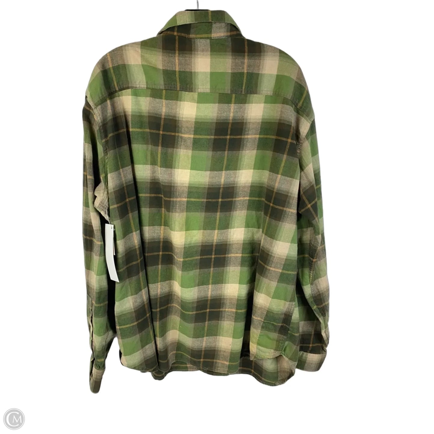 Top Long Sleeve By Columbia In Plaid Pattern, Size: Xxl