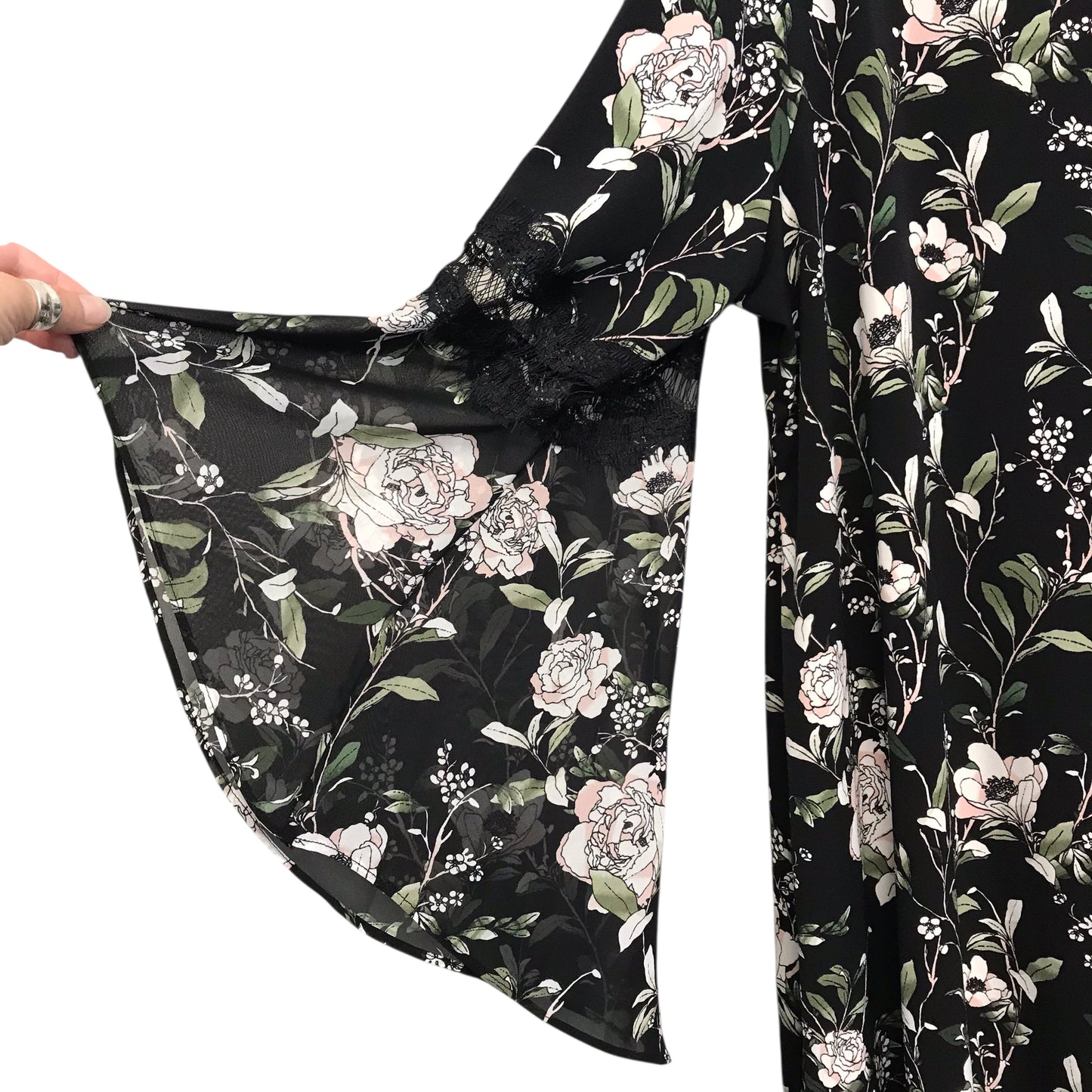 Top Ls By Alfani In Floral Print, Size:2X